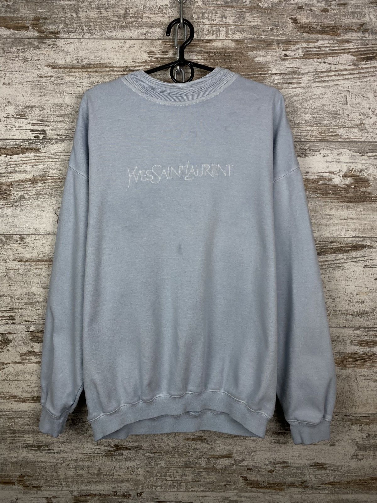 Yves Saint Laurent Vintage Oversized Yves Saint Laurent Sweatshirt Size US L / EU 52-54 / 3 - 2 Thumbnail