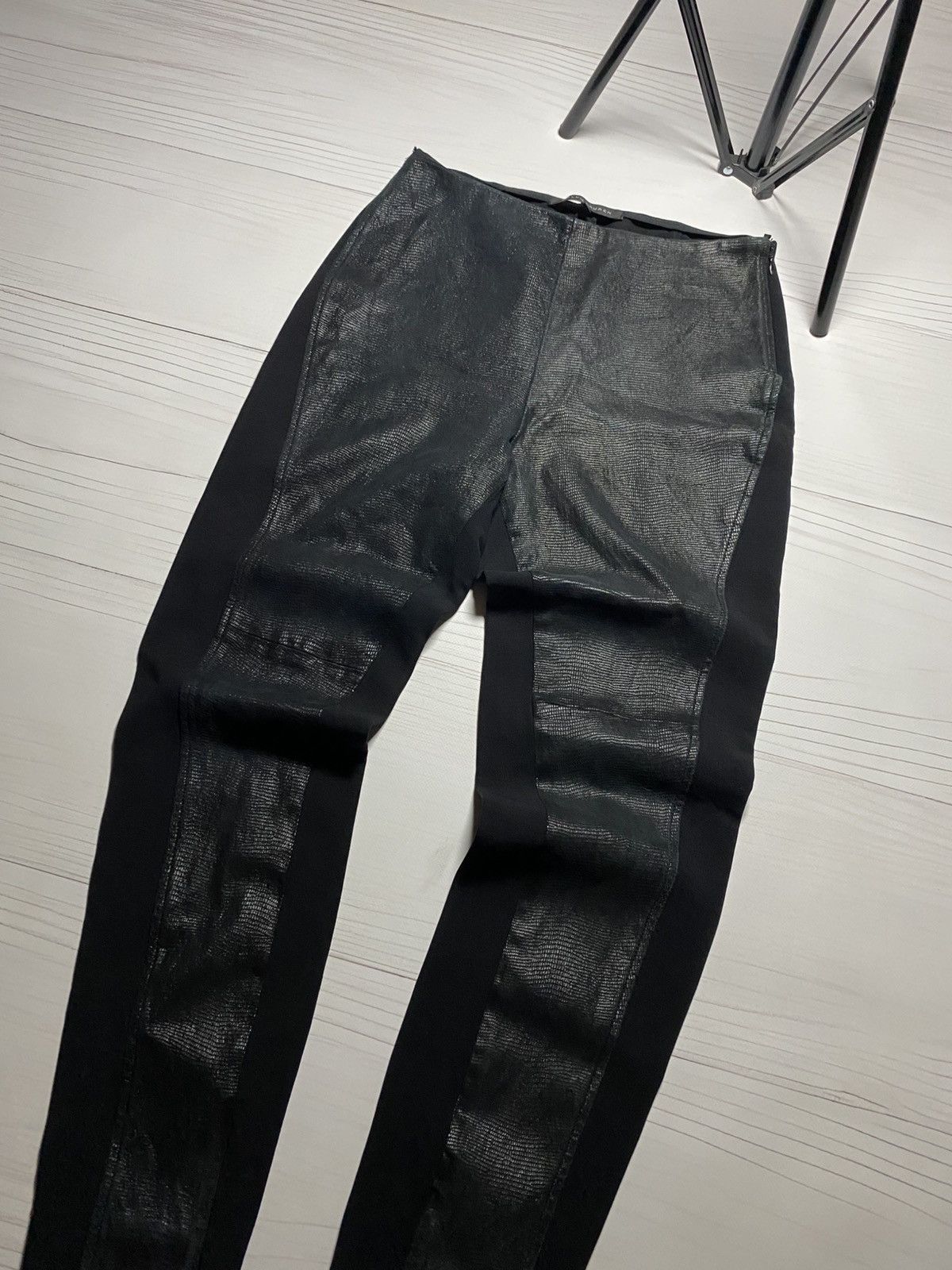 Polo Ralph Lauren × Vintage Vintage Ralph Lauren lamb genuine leather y2k pants Size 28" / US 6 / IT 42 - 21 Thumbnail