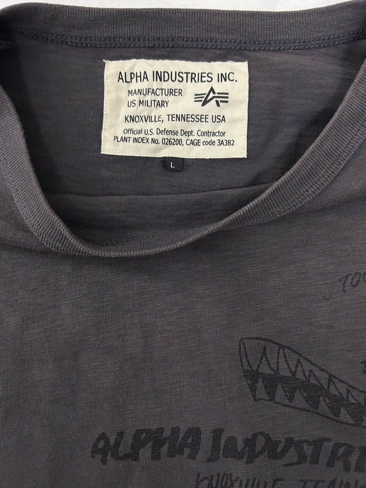 Alpha Industries VINTAGE ALPHA INDUSTRIES LONG SLEEVE TEE Size US M / EU 48-50 / 2 - 4 Thumbnail
