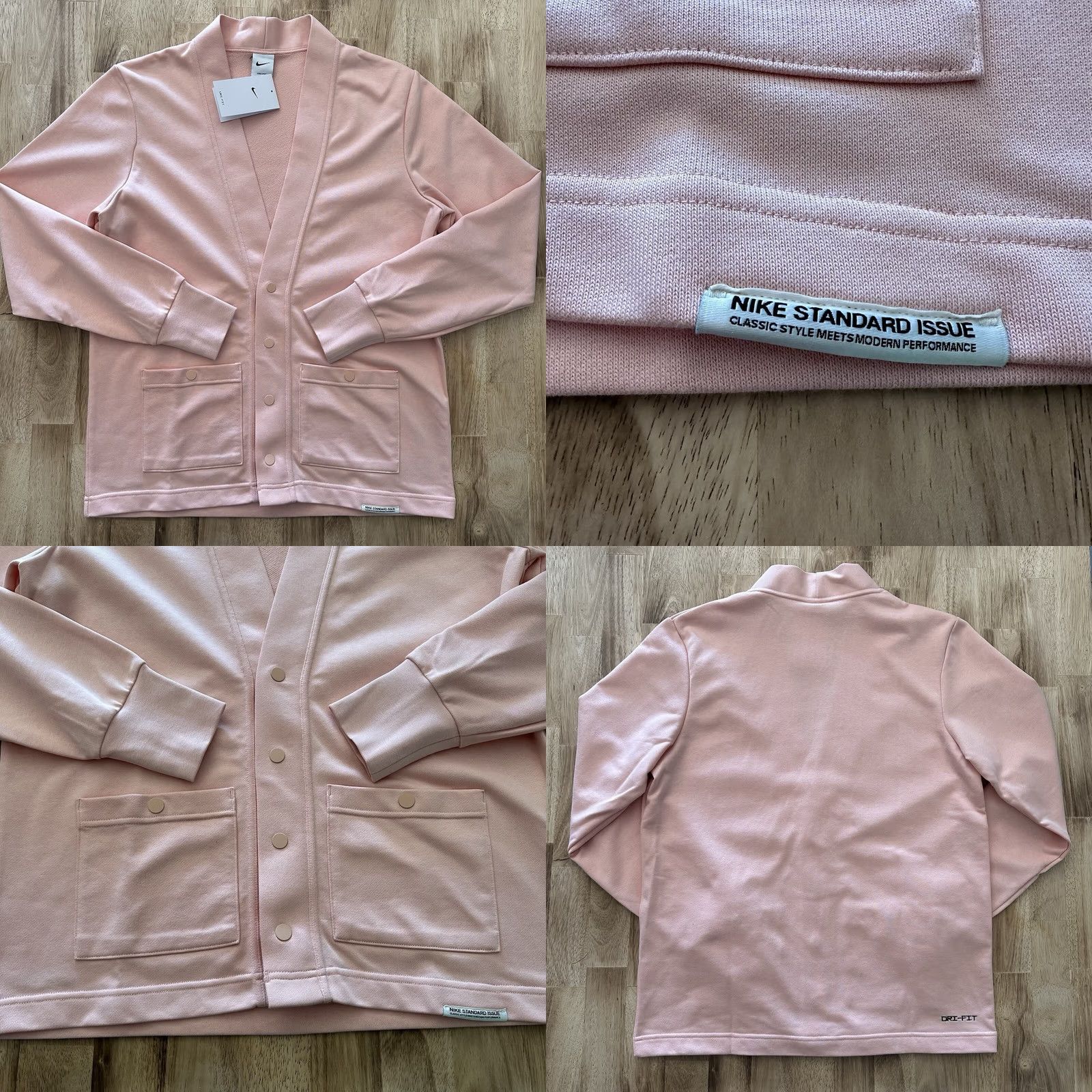 Nike Nike Men's Golf Cardigan Cardigan Mens M Pink Size US M / EU 48-50 / 2 - 8 Thumbnail