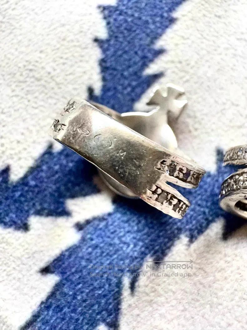 Vivienne Westwood Vivienne Westwood size XS Vintage Silver Saturn Ring with D Size ONE SIZE - 4 Thumbnail