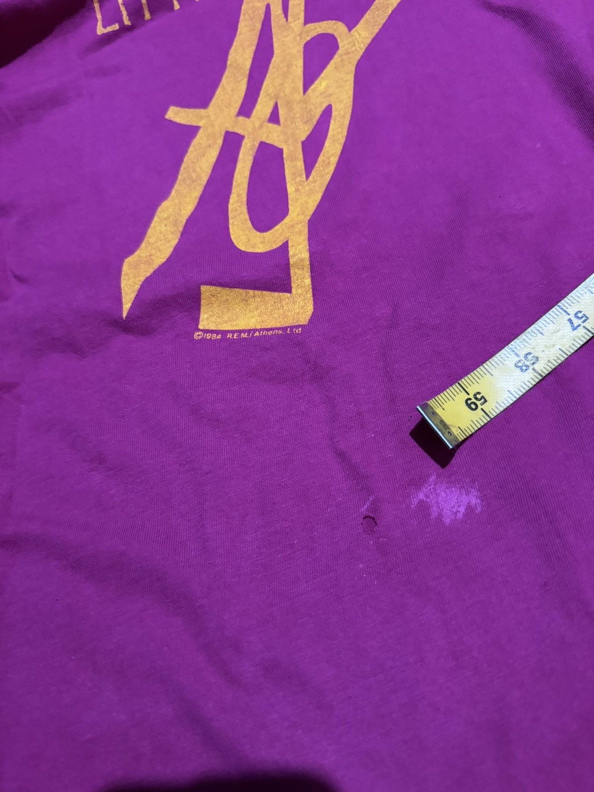 Band Tees Vintage 80's REM Little America Bicycle Longsleeve Size US XL / EU 56 / 4 - 9 Thumbnail