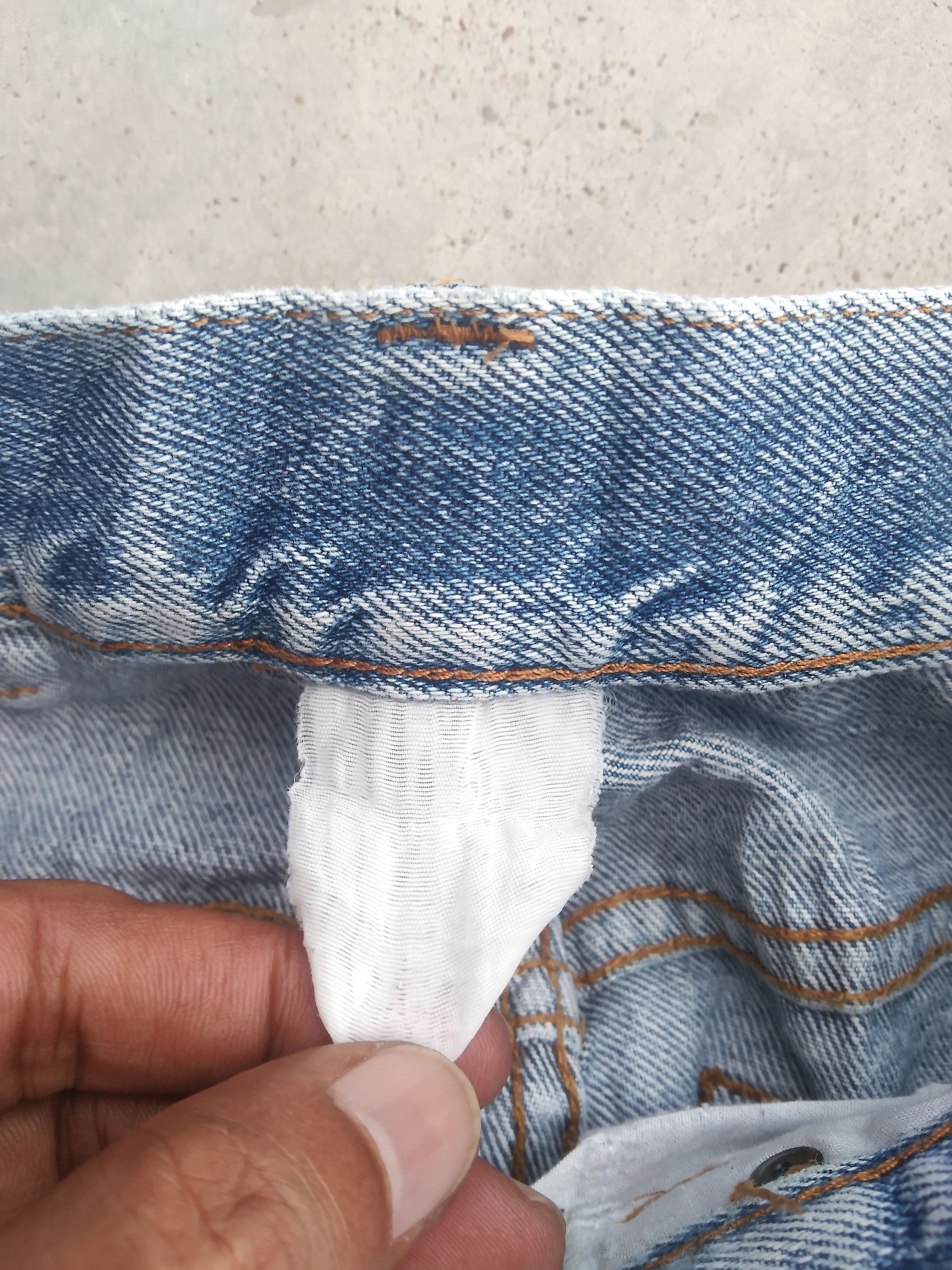 Japanese Brand Vintage Japanese Straight Leg Dirty Distressed Jeans Size US 29 - 5 Thumbnail