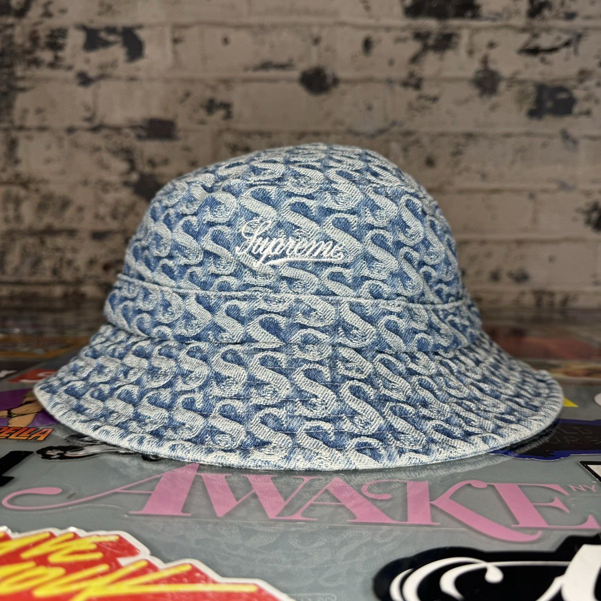 Supreme Monogram Denim Crusher Blue Medium/ Large