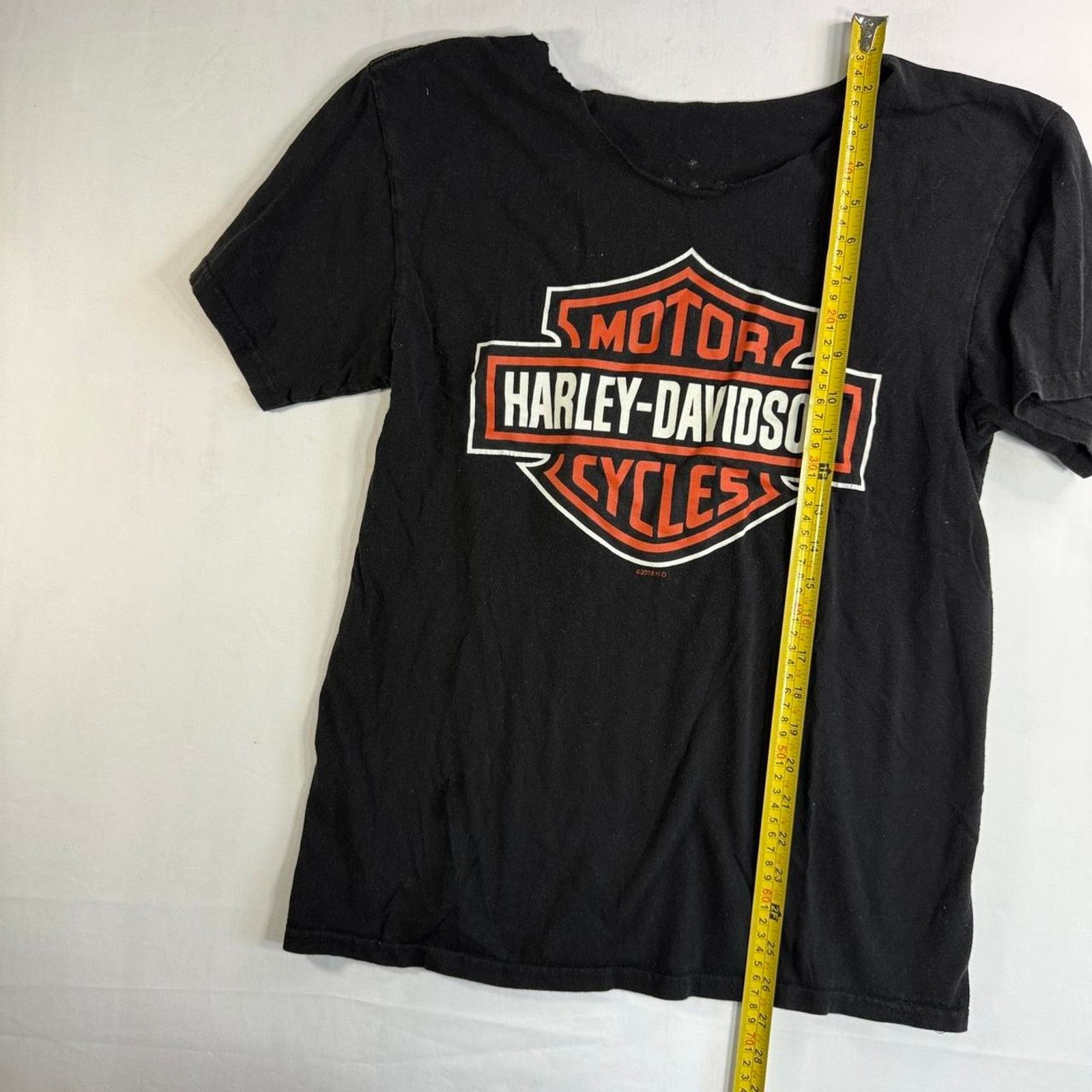 Harley Davidson Harley Davidson Black and Orange biker tee Size S / US 4 / IT 40 - 3 Thumbnail