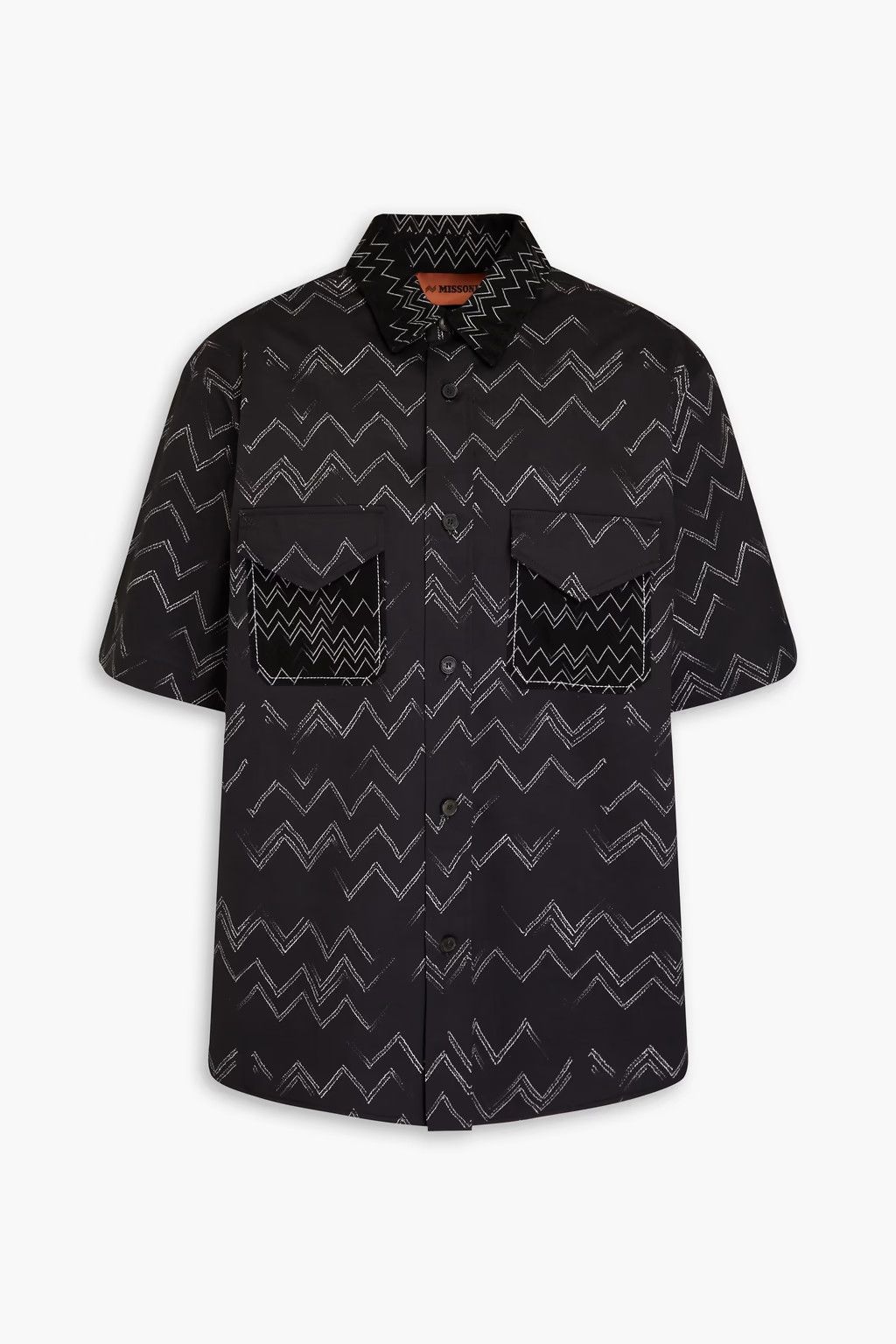 Missoni o1y0225 Patterned Shirt in Black/White Size US M / EU 48-50 / 2 - 1 Thumbnail