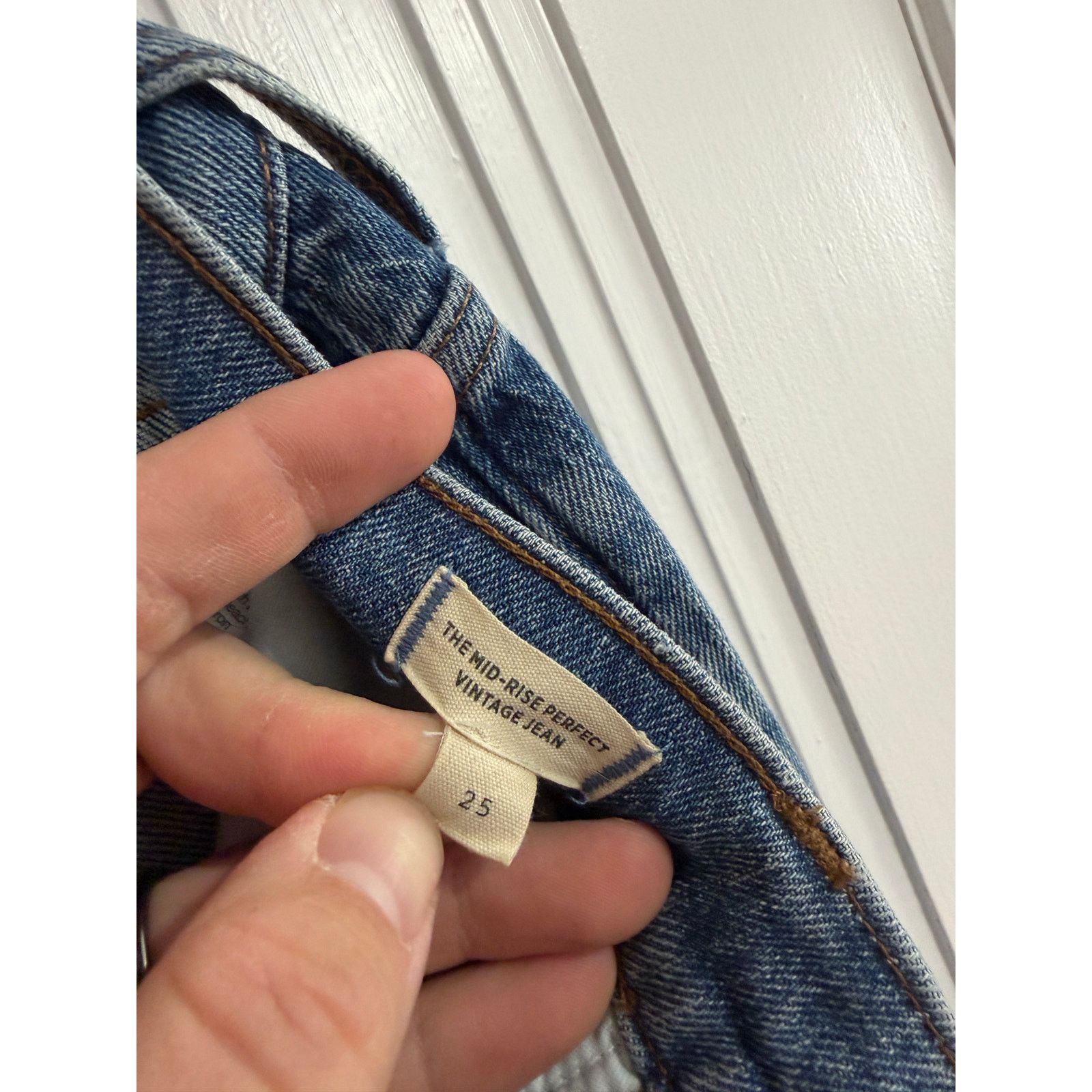 Madewell Madewell The Mid-Rise Perfect Vintage Jeans Women's Size 25 Size 25" / US 0 / IT 36 - 6 Thumbnail