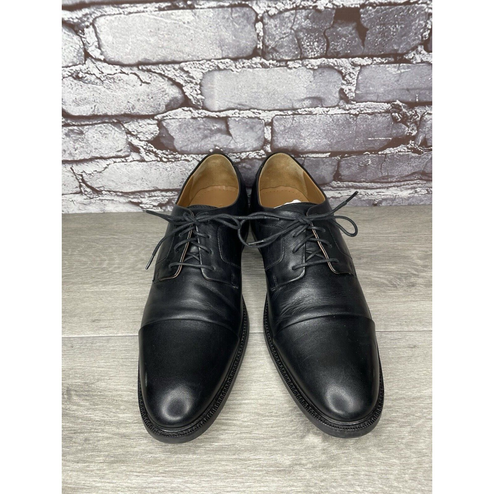 Cole Haan Cole Haan 1928 Black Leather Cap Toe Oxfords Casual Shoes Me Size US 9.5 / EU 42-43 - 20 Thumbnail