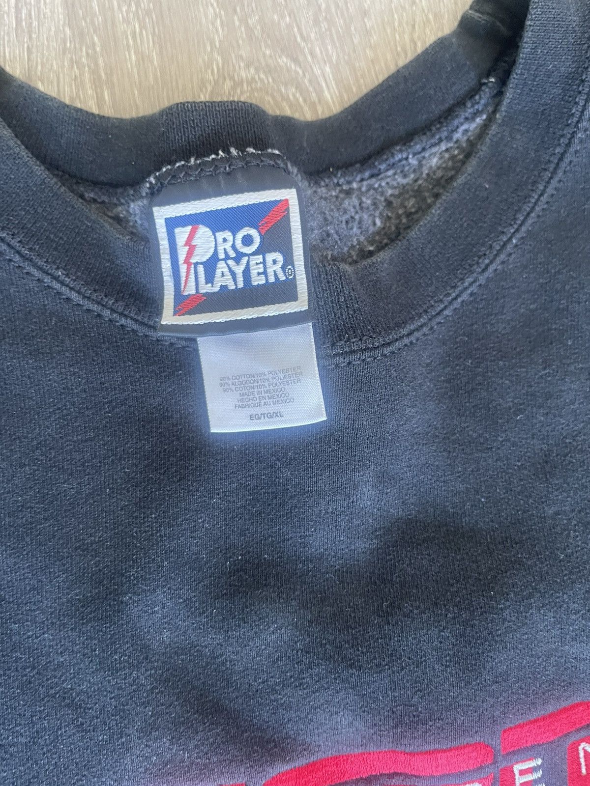 Pro Player Vintage Pro Player ESPN Brand Black Crewneck Sweatshirt Size US XL / EU 56 / 4 - 3 Thumbnail