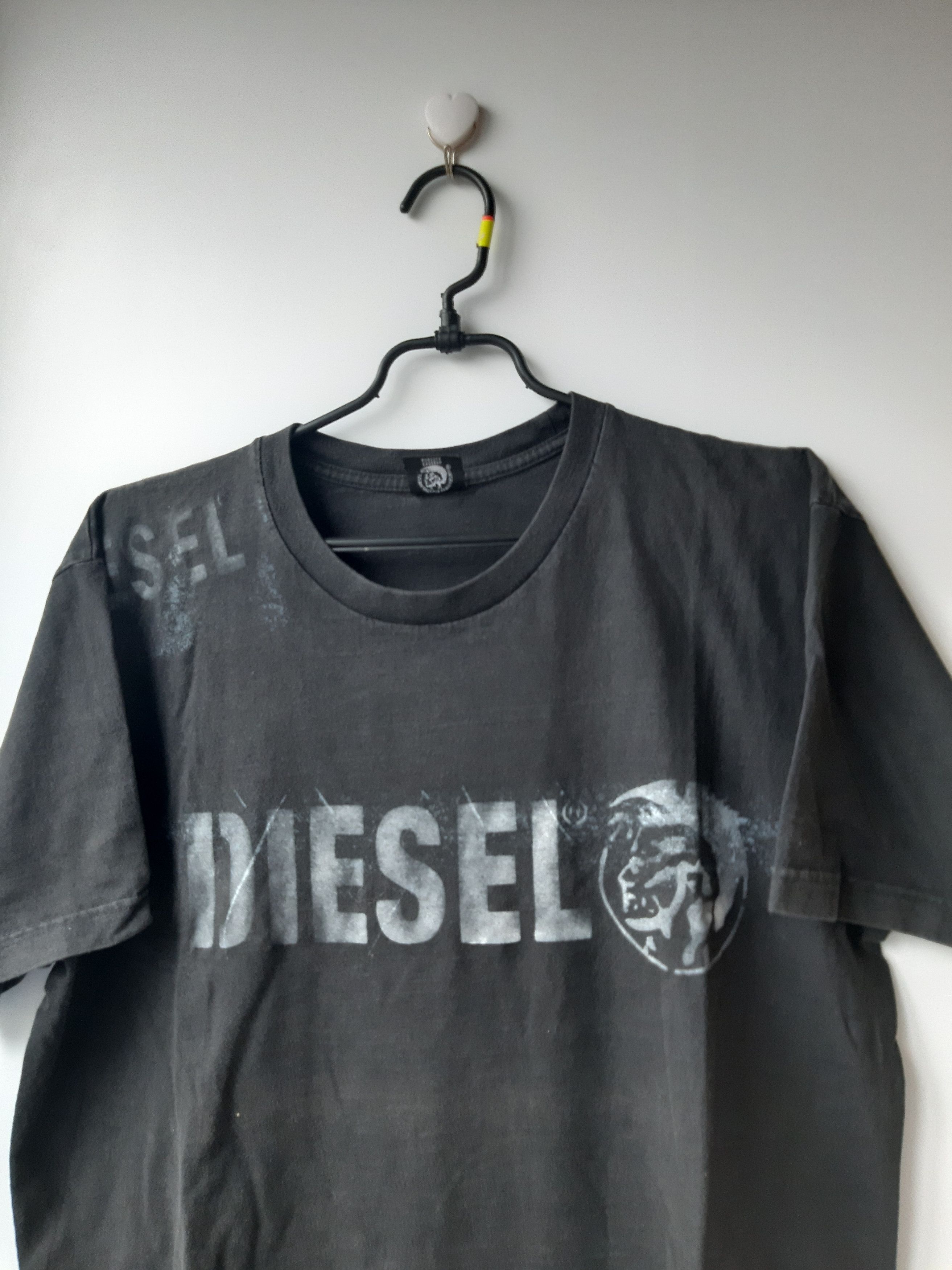 Diesel × Vintage DIESEL Vintage big logo t-shirt Size US XL / EU 56 / 4 - 2 Thumbnail