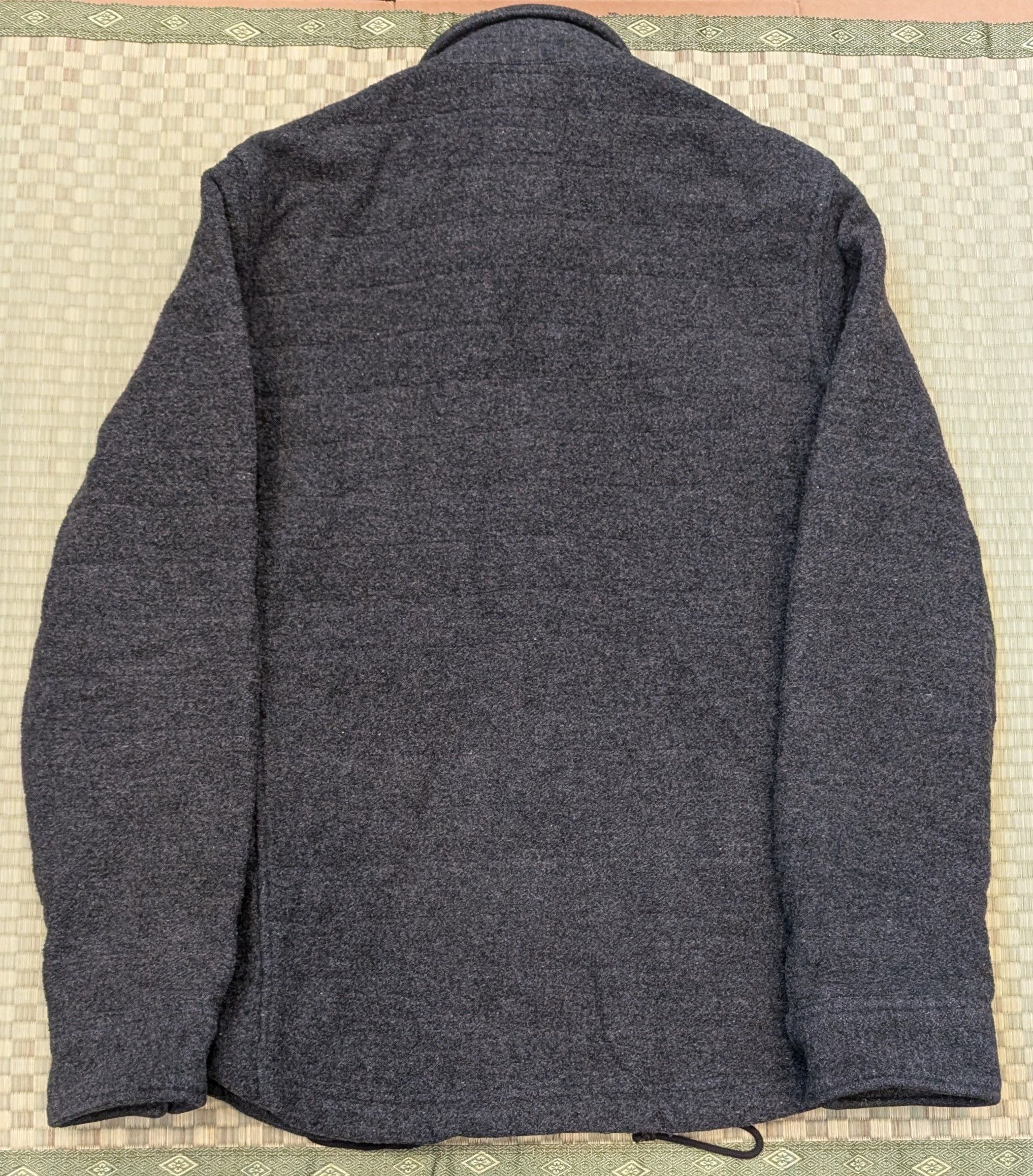 Relwen Relwen Wool Blend Quilted Snap Shirt Jacket w/ Chin Strap Size US S / EU 44-46 / 1 - 2 Thumbnail