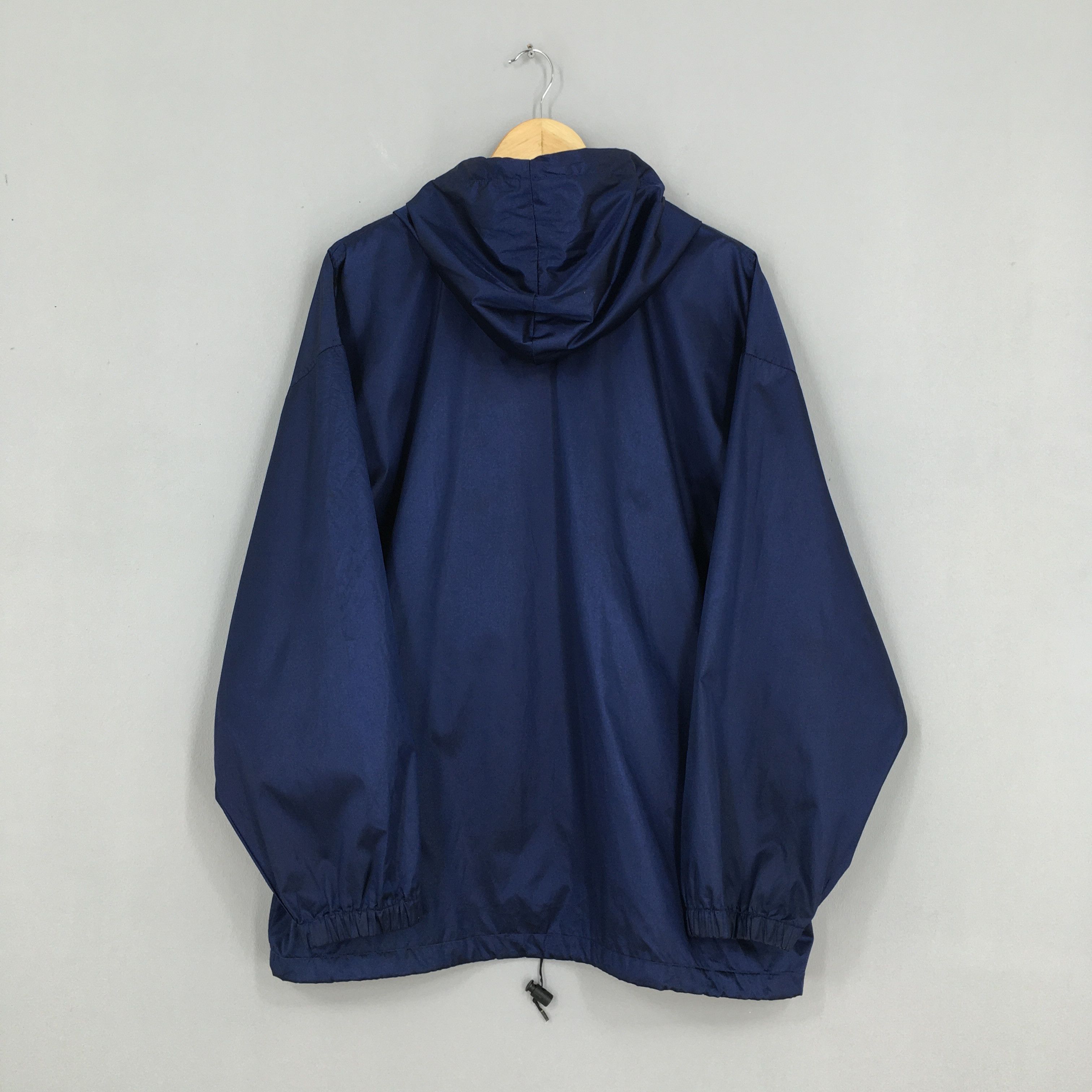 Nike Vintage 90s Nike Swoosh Blue Parka Jacket Hoodie Large Size US L / EU 52-54 / 3 - 9 Thumbnail