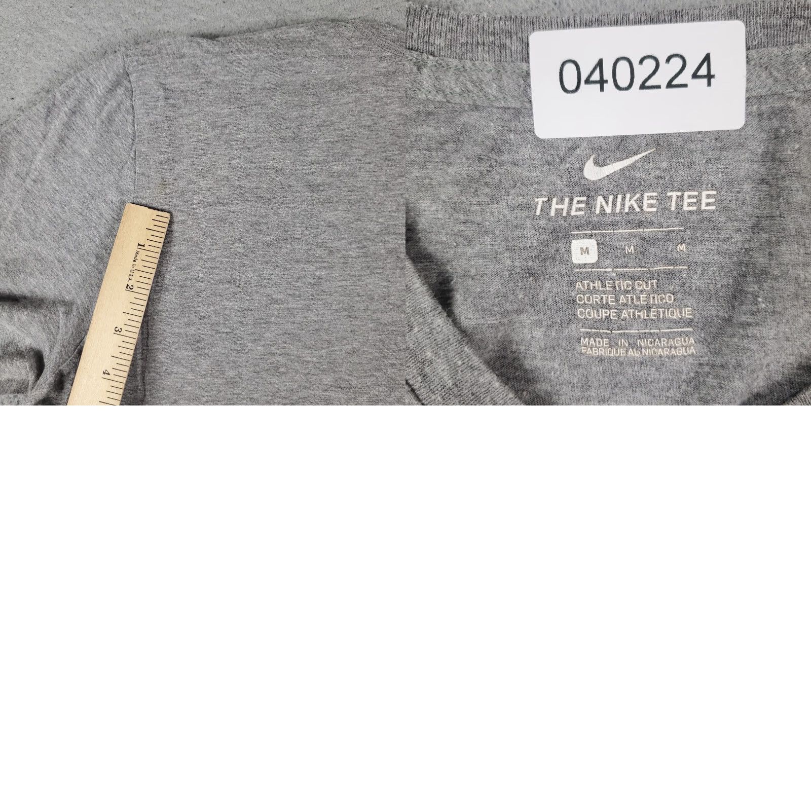 Nike Nike T Shirt Mens Size Medium Gray Swoosh Short Sleeve Adult Regular Crew Neck Logo Casual Sports Vintage: No Size US M / EU 48-50 / 2 - 8 Thumbnail