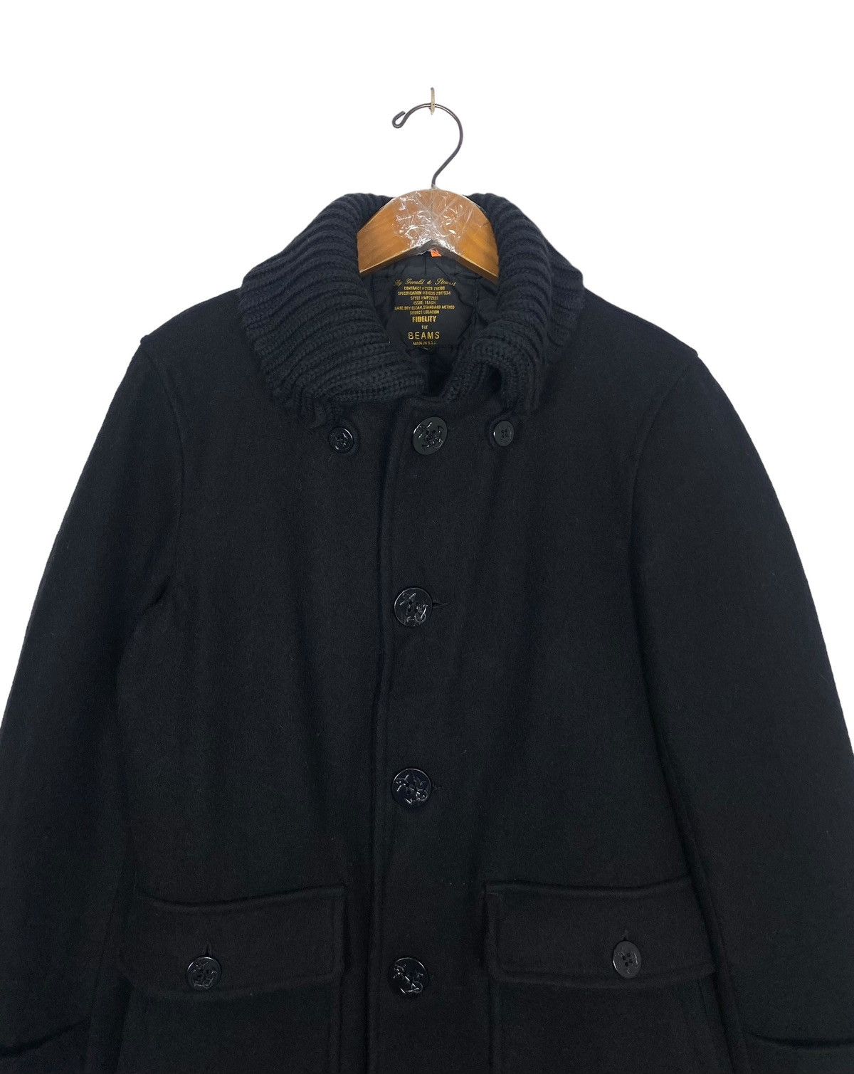 Beams Plus Beams x Fidelity by Gerald & Stewart Wool Military Coat Usa Size US S / EU 44-46 / 1 - 4 Thumbnail