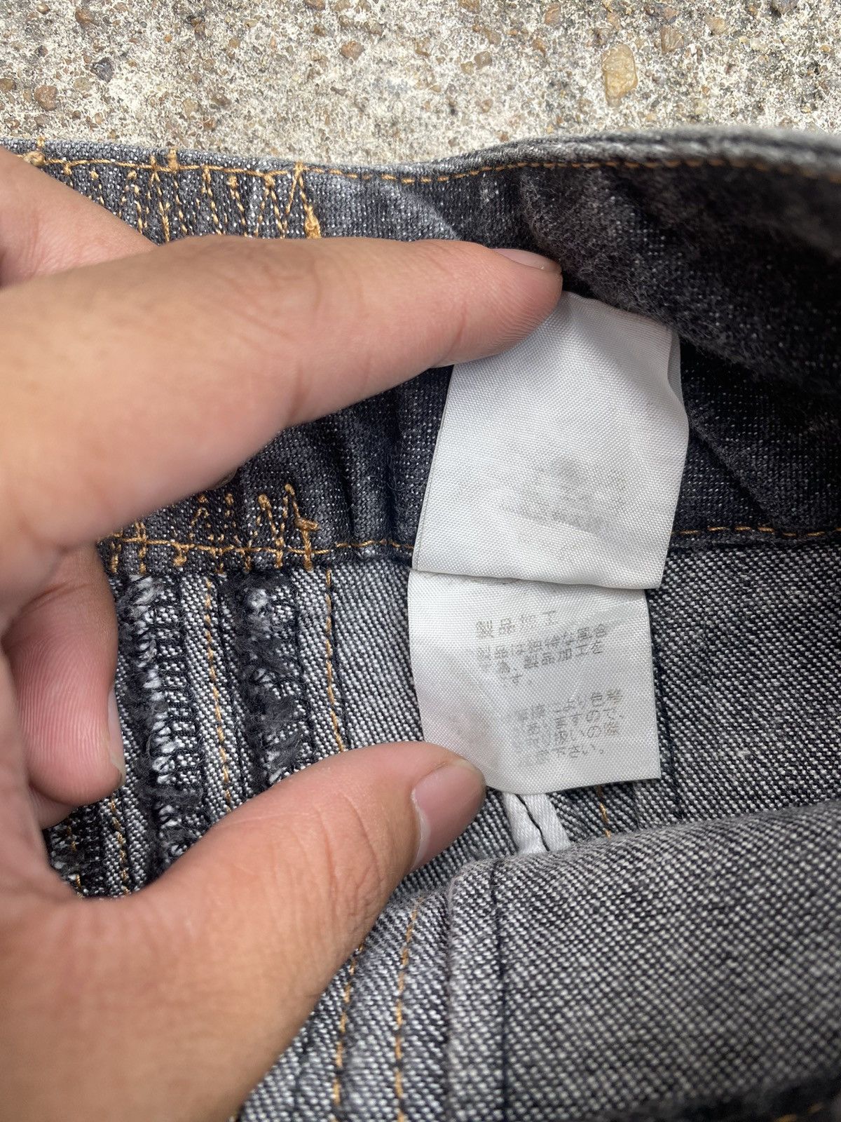 Issey Miyake 💸BINDINGOFFER💸Tsumori Chisato Issey Diffrent Pocket Jeans Size US 26 / EU 42 - 8 Thumbnail