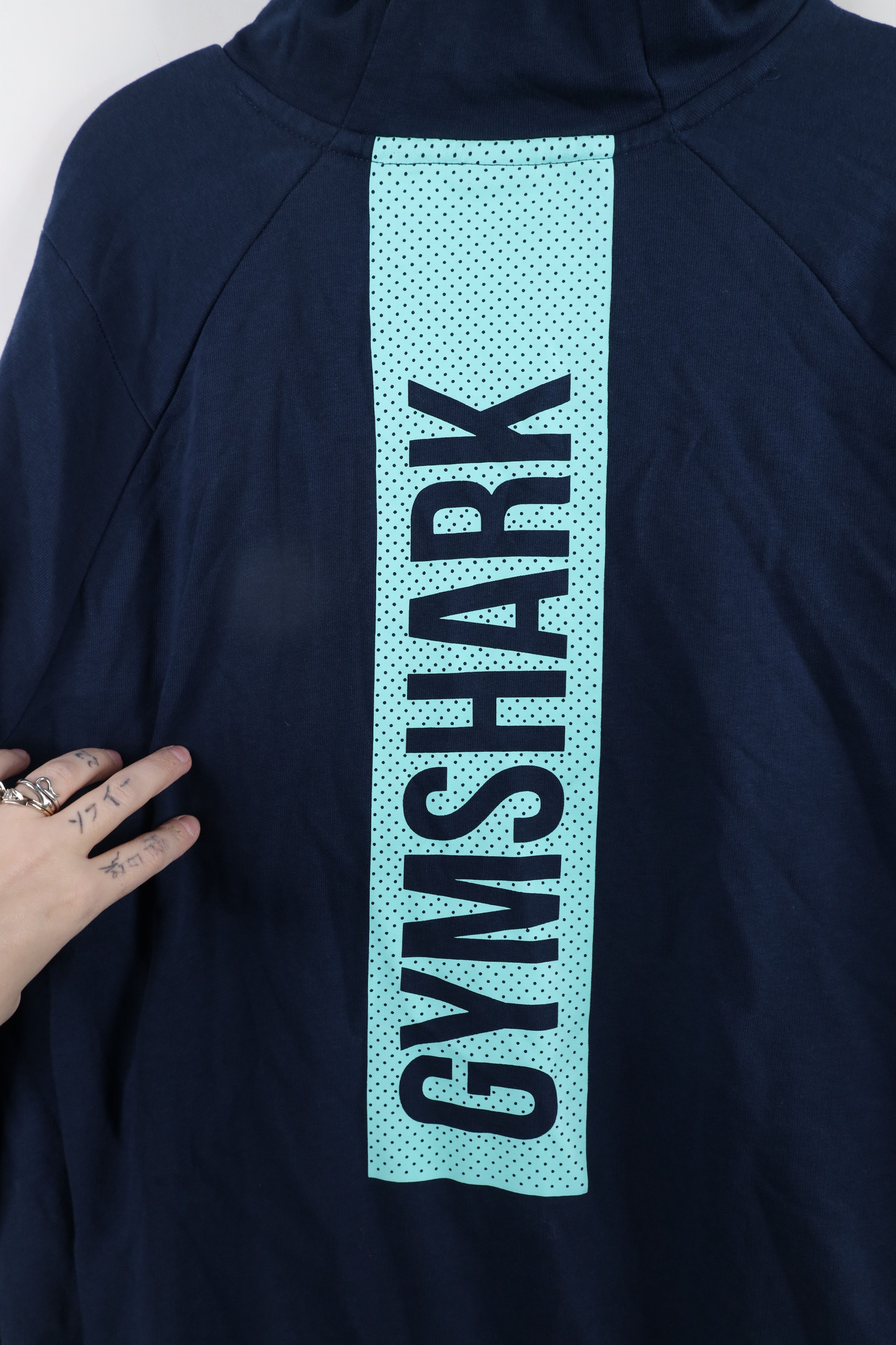 Gymshark × Vintage Gymshark Fit Spell Out Bold Gym Training Hoodie Sweatshirt Size US M / EU 48-50 / 2 - 9 Thumbnail