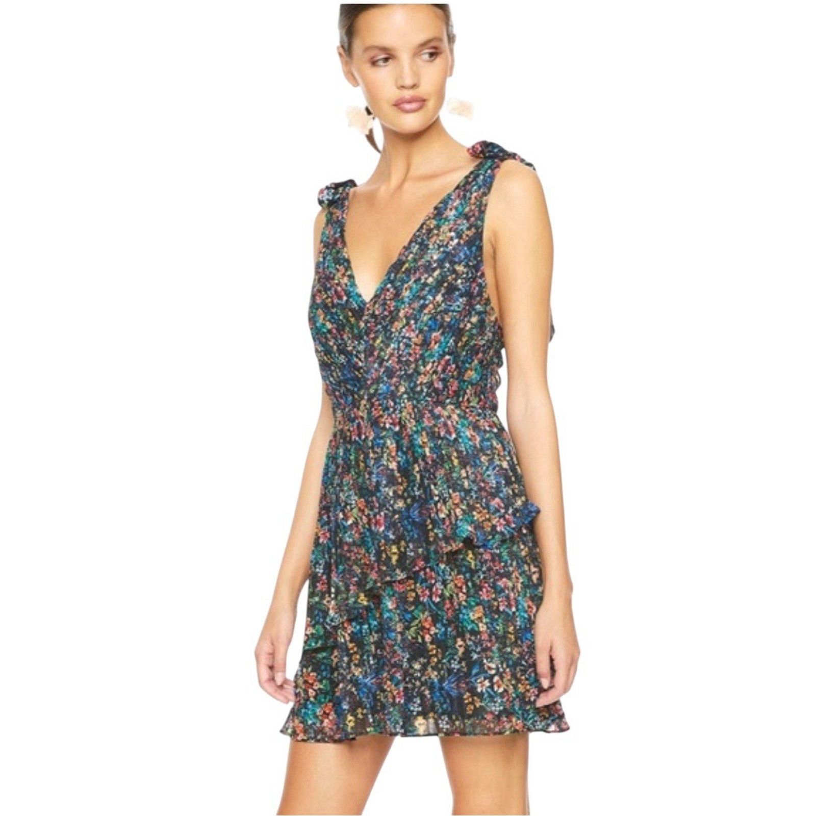 Other La Maison Talulah Pleats Ruffle Chiffon Tiered Mini Dress S Size S / US 4 / IT 40 - 3 Thumbnail