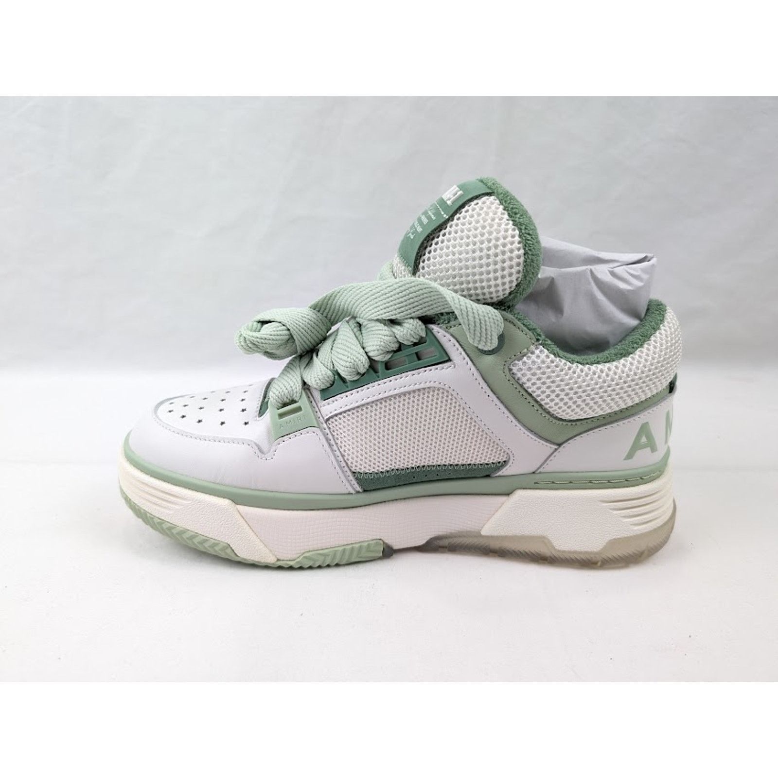 Amiri o1rshd1 MA-1 Low-Top Sneakers in White/Mint Size US 11 / EU 44 - 8 Thumbnail
