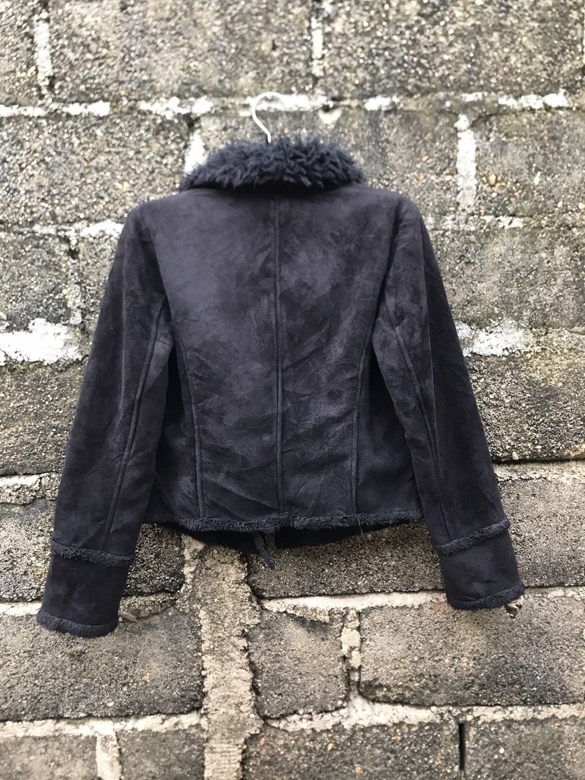 Japanese Brand 🔥Ehyphenworld Gallery Double Collar Fur Crop Jacket Size M / US 6-8 / IT 42-44 - 13 Thumbnail