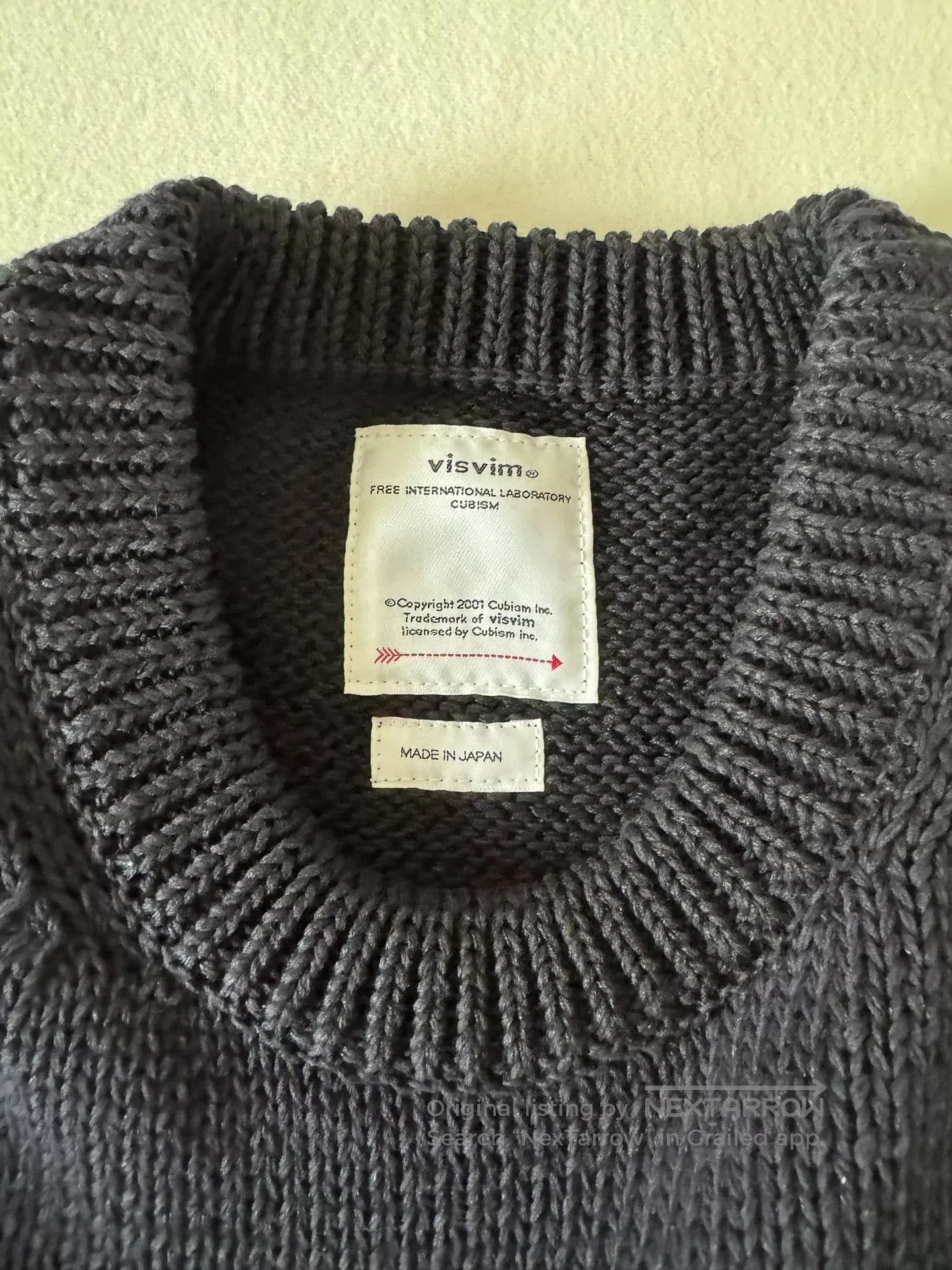 Visvim Visvim 23SS Letterman Crew Knit. Size US L / EU 52-54 / 3 - 4 Thumbnail