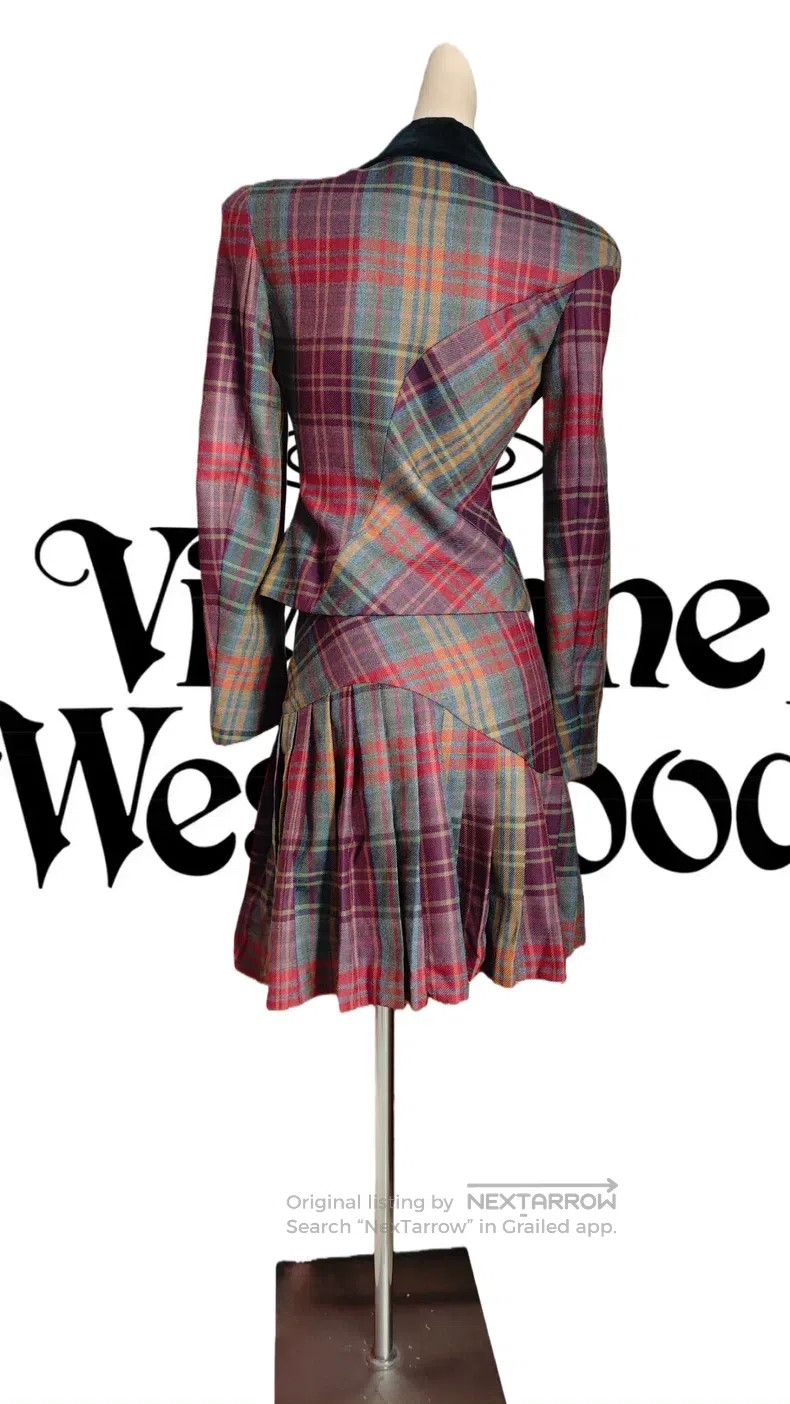Vivienne Westwood Vivienne Westwood Plaid Woolen Suit Size S / US 4 / IT 40 - 5 Thumbnail