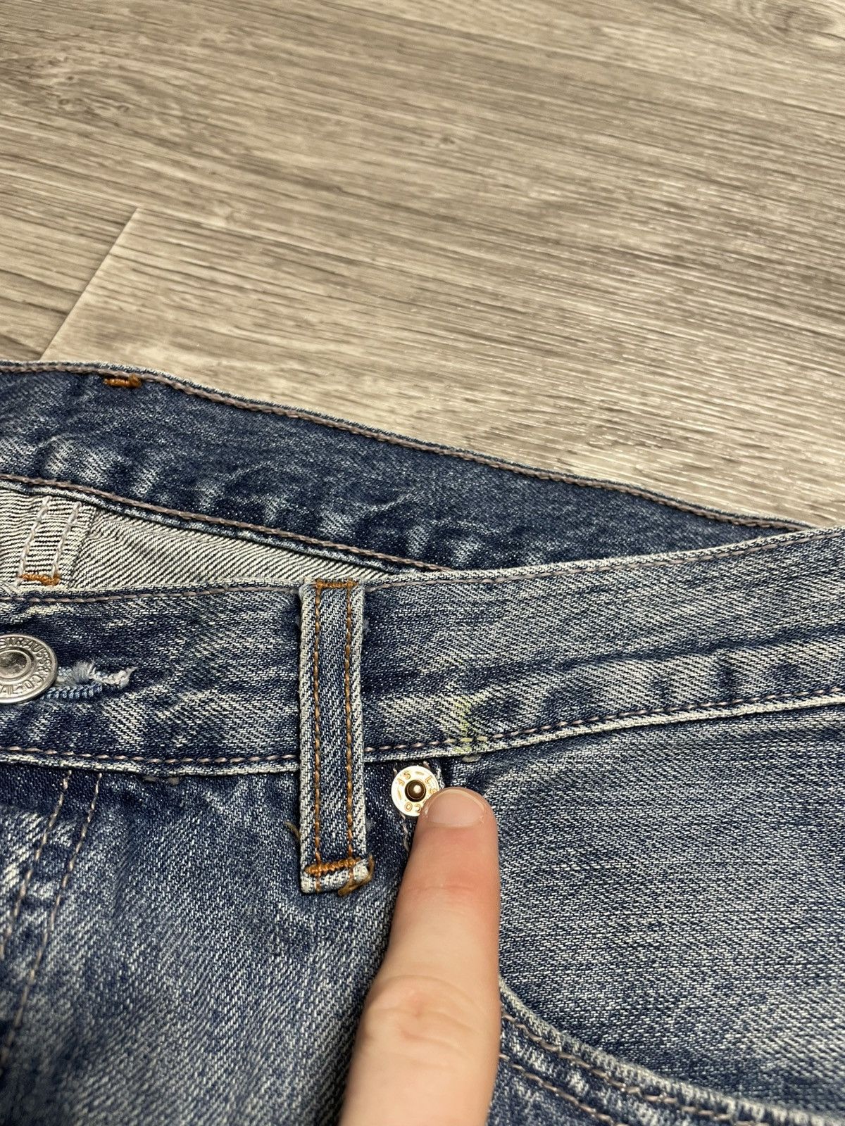 Levi's Vintage Clothing Vintage Levis 501 Blue Denim Jeans Selvedge 34/34 Size US 34 / EU 50 - 11 Thumbnail