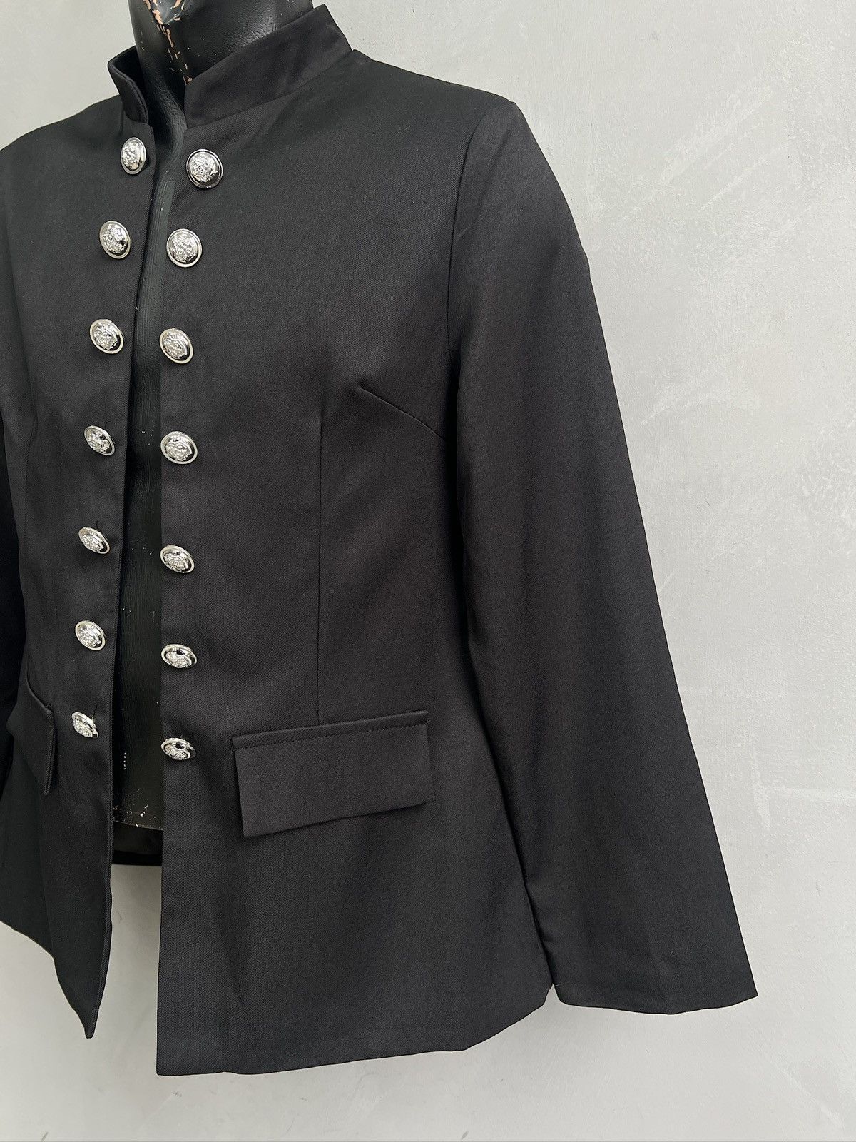 Other Black Gothic officer Jacket Buttons Balmain style napoleon Size US M / EU 48-50 / 2 - 3 Thumbnail