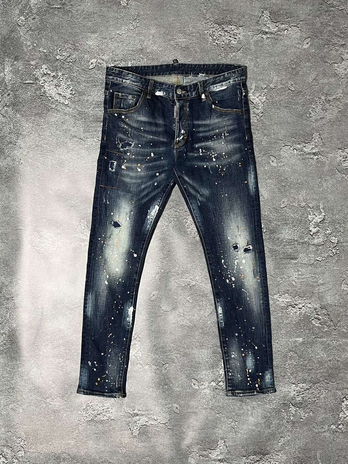 Dsquared2 Dsquared 2 Luxury Distressed Painter Jeans Pants Size US 34 / EU 50 - 1 Thumbnail
