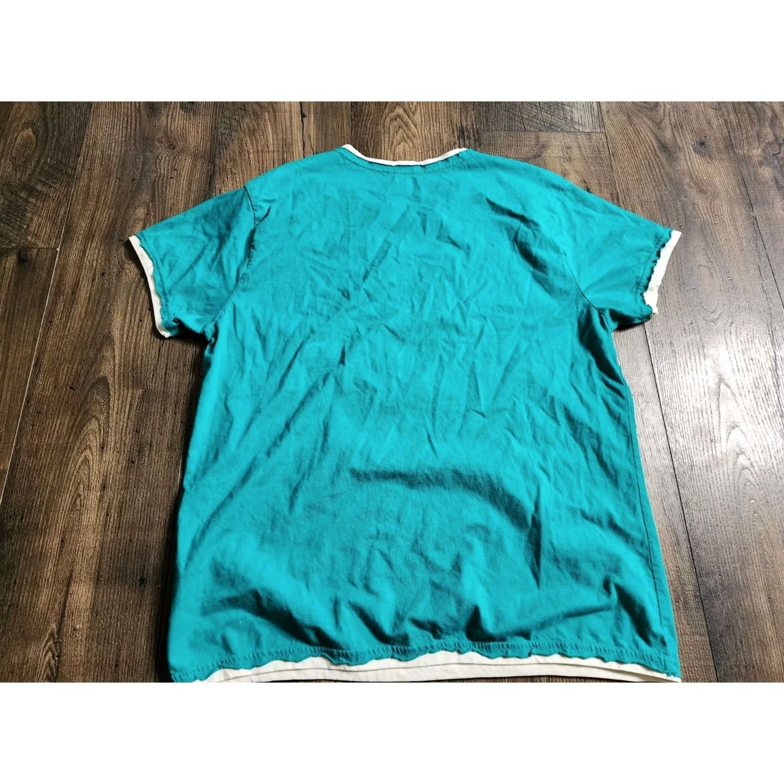 Vintage Womens T-Shirt Beach Sea Turtle Lazy One T-Shirt Green L Size L / US 10 / IT 46 - 4 Thumbnail