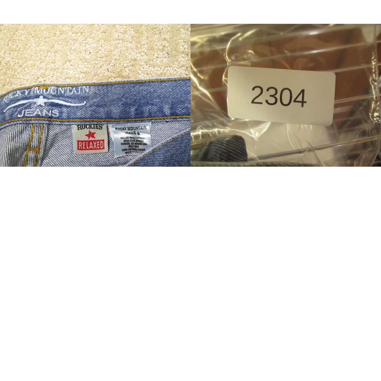 Vintage Vintage Rocky Mountain Jeans Women 32x34 Blue Straight Western Pants Light Wash Size 24" / US 00 / IT 34 - 8 Thumbnail