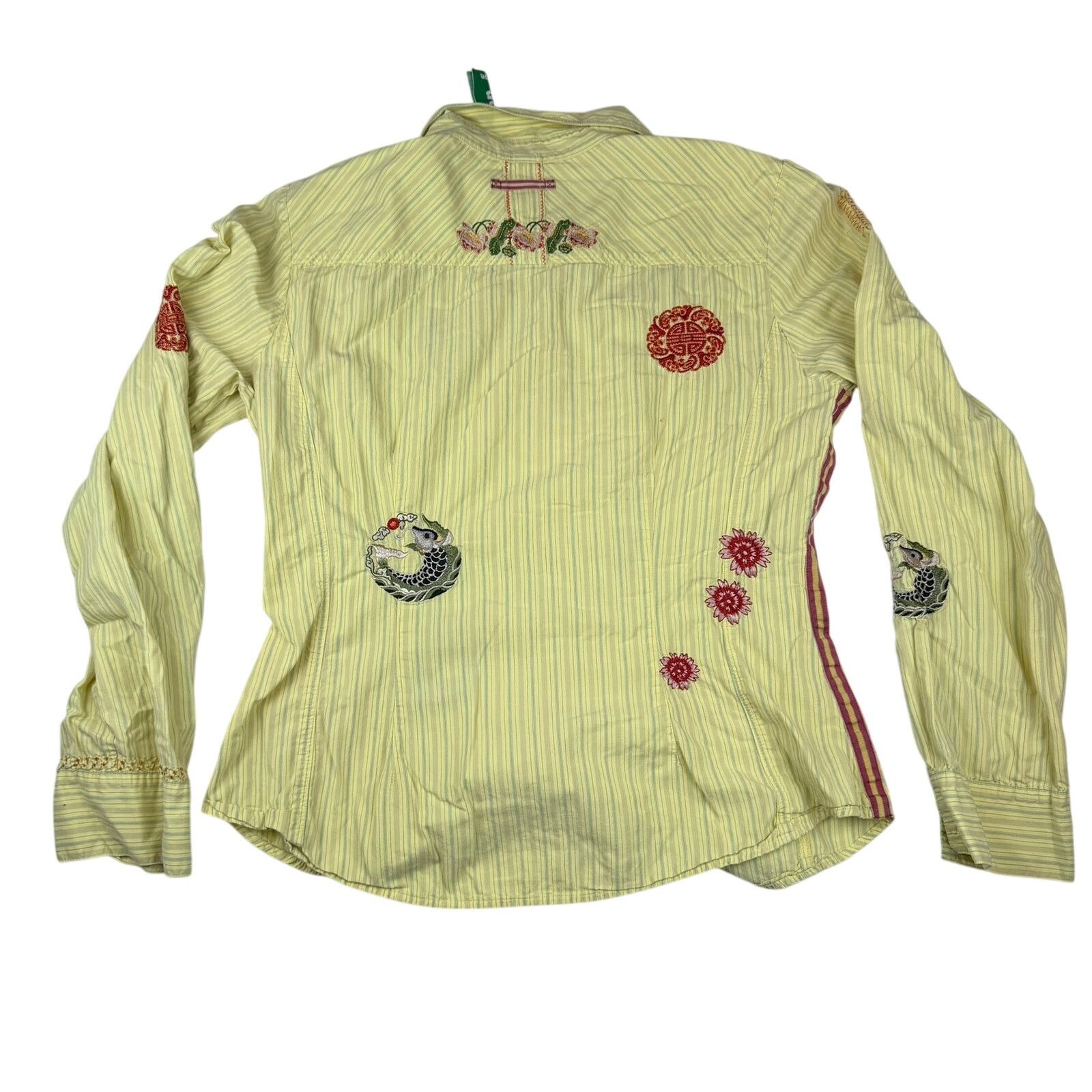Johnny Was Johnny Was 3J Workshop Stripe Shirt – Size Large Size L / US 10 / IT 46 - 2 Thumbnail
