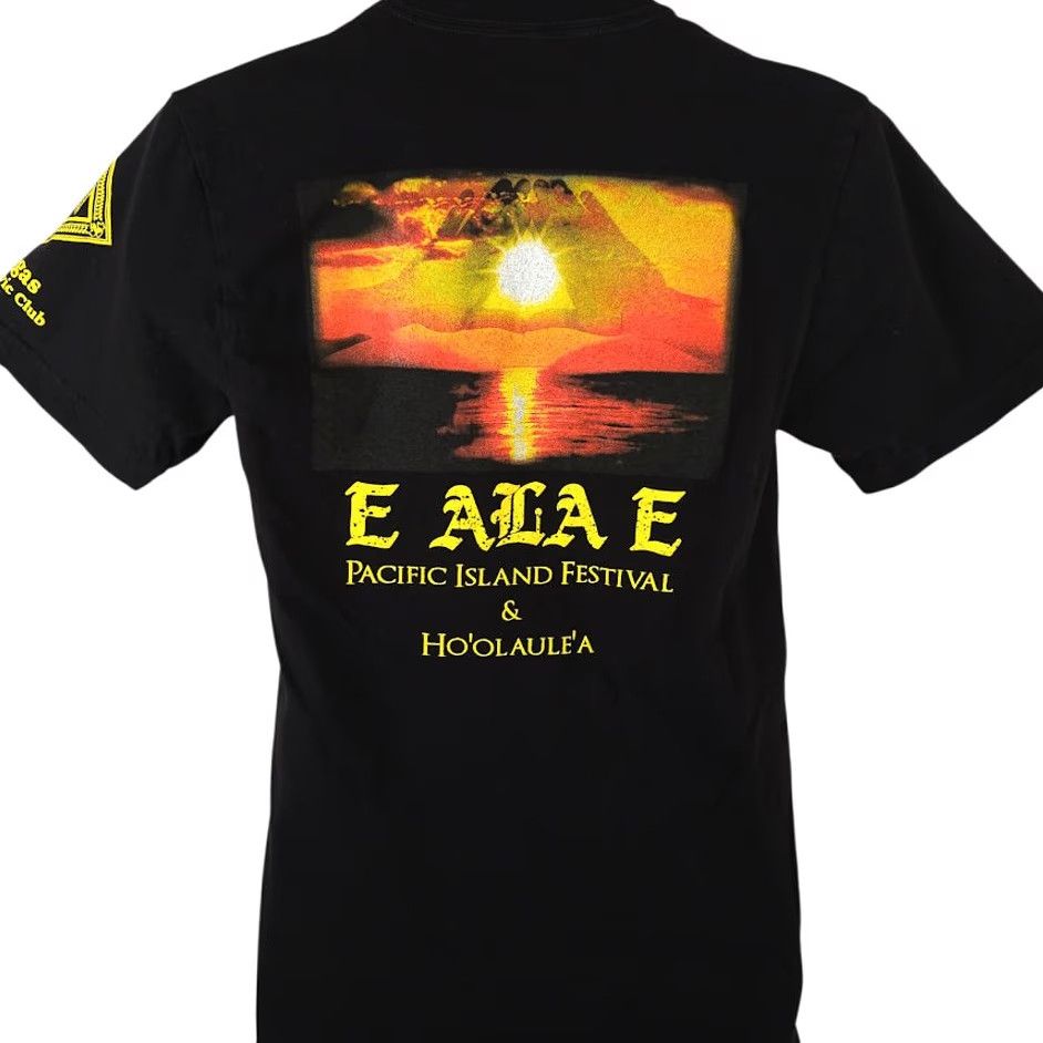 American Apparel E Ala E Pacific Island Festival T Shirt Mens Size Small Black Hoolaulea Hawaiian Size US S / EU 44-46 / 1 - 3 Thumbnail