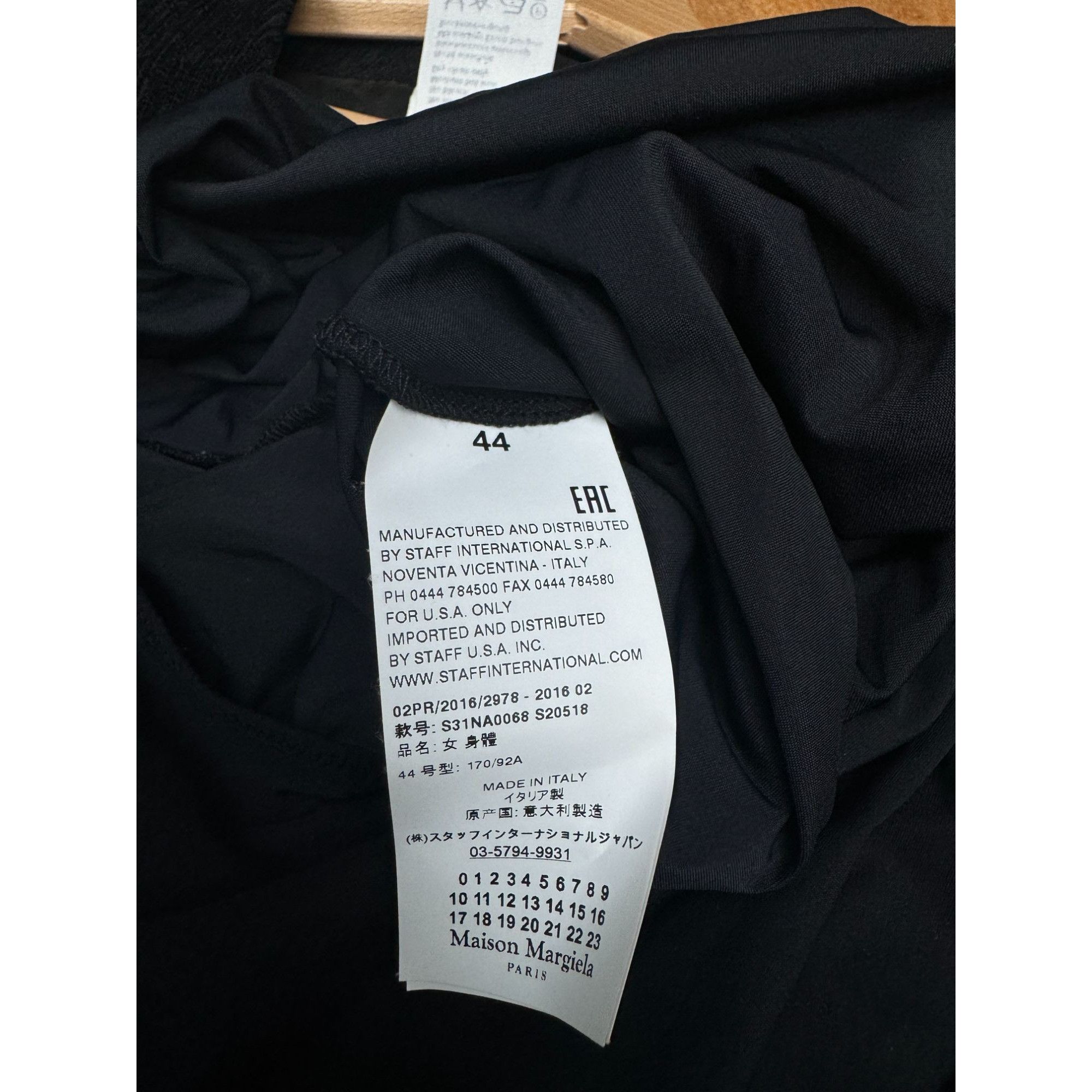 Maison Margiela 2016 Black 4-Stitches Convertible Bodysuit Size L / US 10 / IT 46 - 6 Thumbnail
