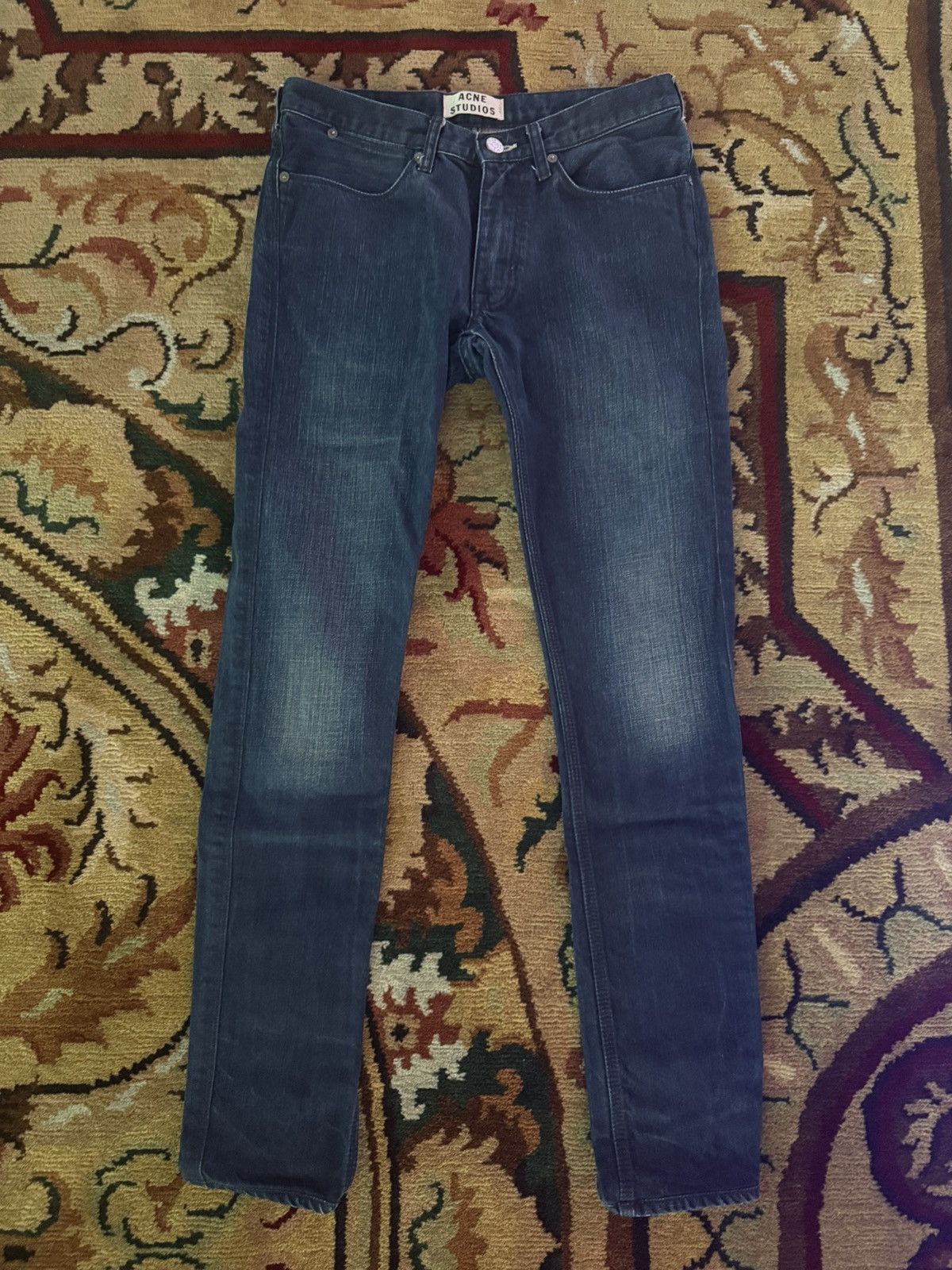 Acne Studios Acne Studios Slim Fit Dark Wash Jeans Size US 29 - 1 Thumbnail