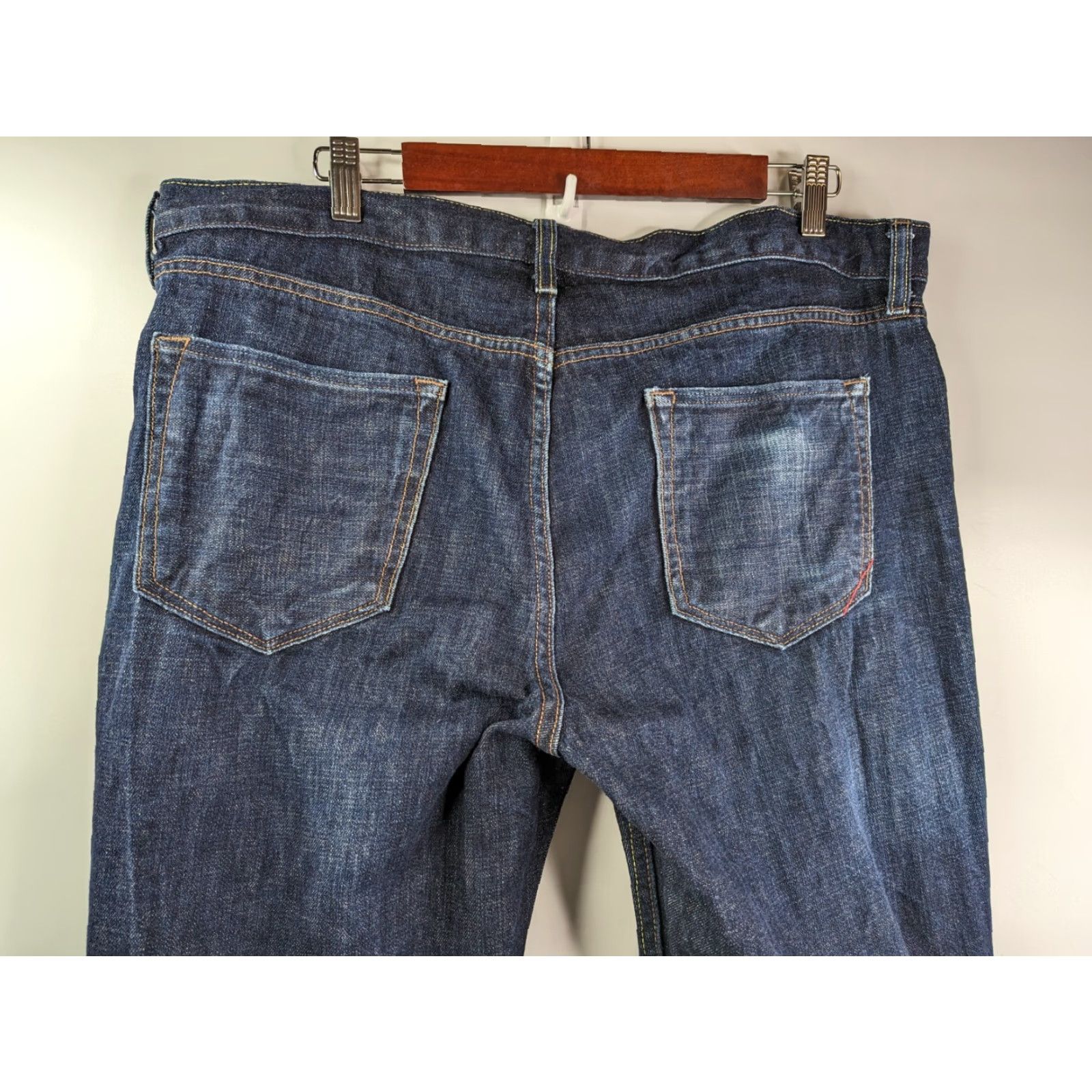 Banana Republic Banana Republic Jeans Denim Straight Leg 39x33 Mens Regular Blue Cotton Blend -Banana Republic- Denim Jeans -N/A Size US 39 - 5 Thumbnail
