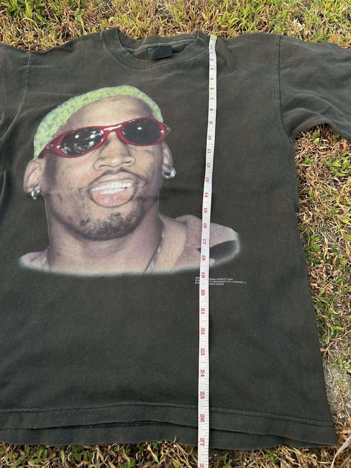 Rap Tees VINTAGE SUNFADED 1996 DENNIS RODMAN T SHIRT Size US M / EU 48-50 / 2 - 6 Thumbnail