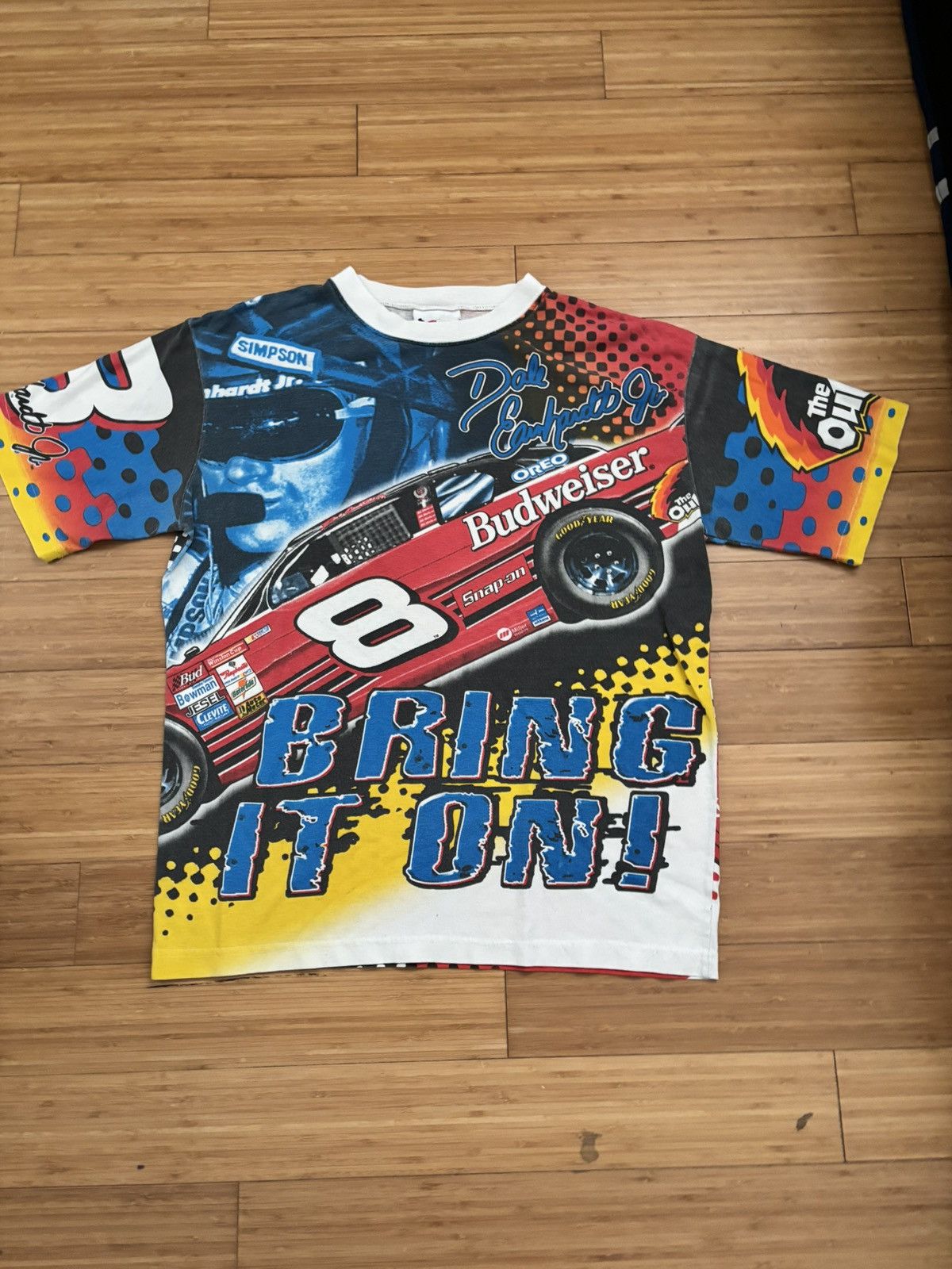 Chase Authentics × Vintage 1998 Dale Earnhardt Jr. Budweiser NASCAR racing tee, M Size US M / EU 48-50 / 2 - 1 Thumbnail