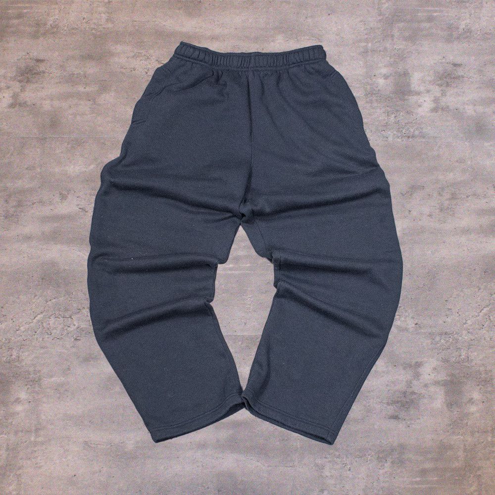Athletic Works Y2K 2000's Baggy Relax Fit Wide Legged Navy Sweat Pant's Size US 28 / EU 44 - 1 Thumbnail