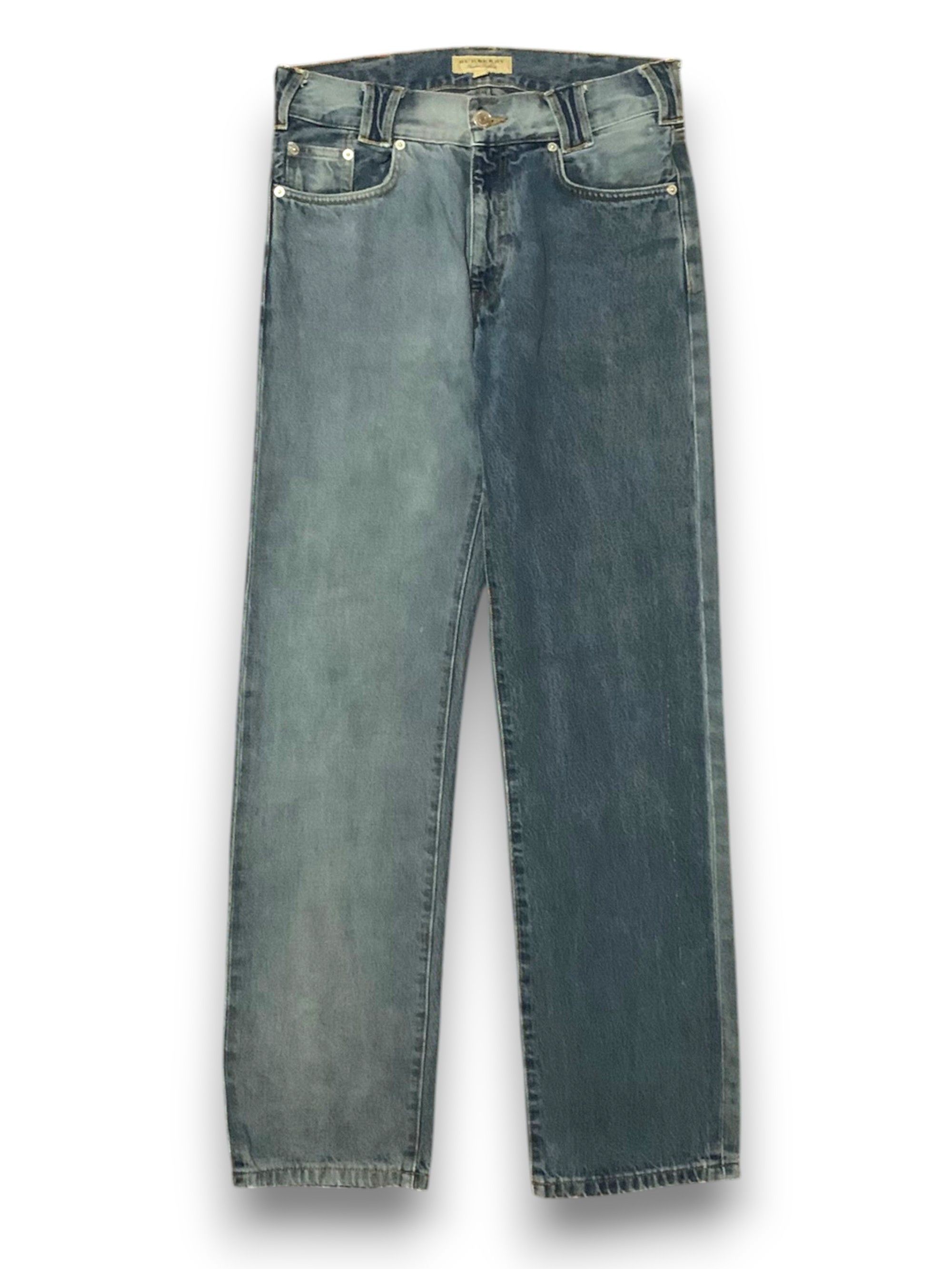 Burberry FLARE DISTRESS DENIM BURBERRY LONDON | Grailed