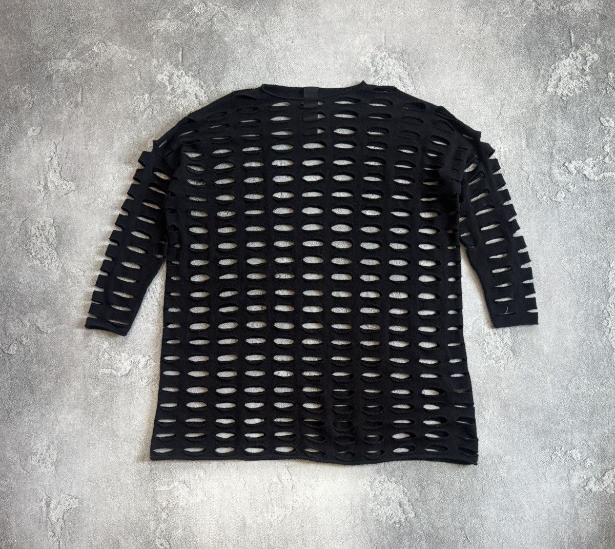 Rundholz Rundholz S/size full of holes dress 👗 avantgarde long sleeve Size S / US 4 / IT 40 - 9 Thumbnail