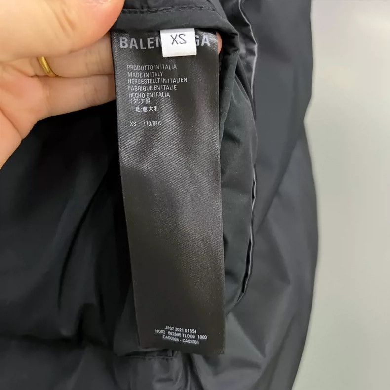 Balenciaga Balenciaga Tiger Year Series Black Logo Down Jacket Size US XS / EU 42 / 0 - 4 Thumbnail