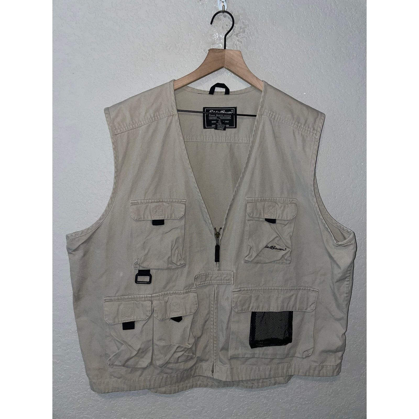 Eddie Bauer Vintage Eddie Bauer Fish Vest Outdoor Gear Fishing VTG XL Size US XL / EU 56 / 4 - 1 Thumbnail
