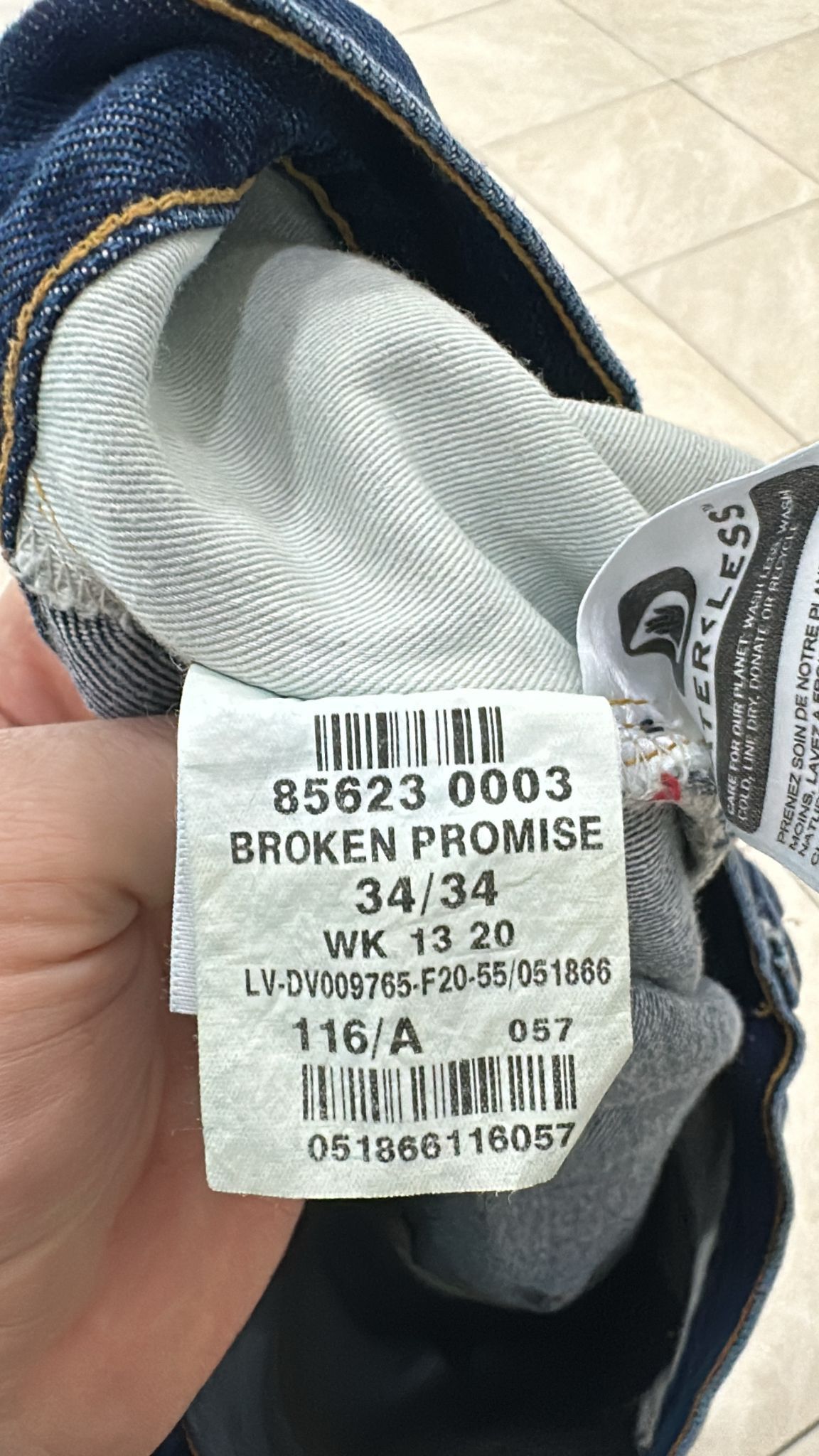 Levi's Vintage Clothing LVC Levi's Vintage Clothing 1984 501XX Broken Promise Jeans Size US 34 / EU 50 - 10 Thumbnail
