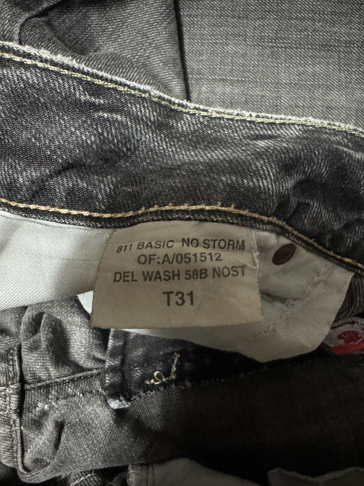 If Six Was Nine VINTAGE 1990s JAPAN RAGS FLARED GRUNGE CRAZY DISTRESS FADES Size US 32 / EU 48 - 8 Thumbnail