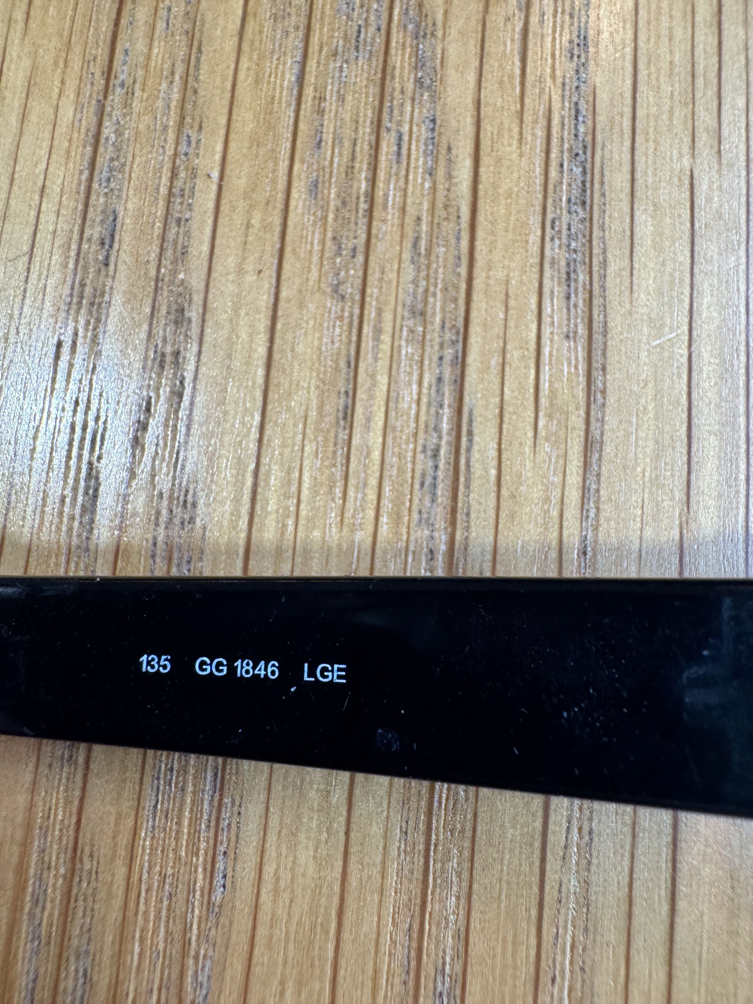 Gucci Gucci '90s Black Monogram Half-Rim Glasses Size ONE SIZE - 4 Thumbnail