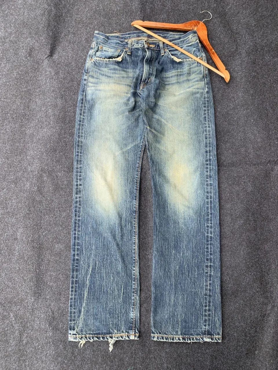 Edwin Vintage Edwin 505zx selvedge fucking faded jeans. Size US 32 / EU 48 - 1 Thumbnail