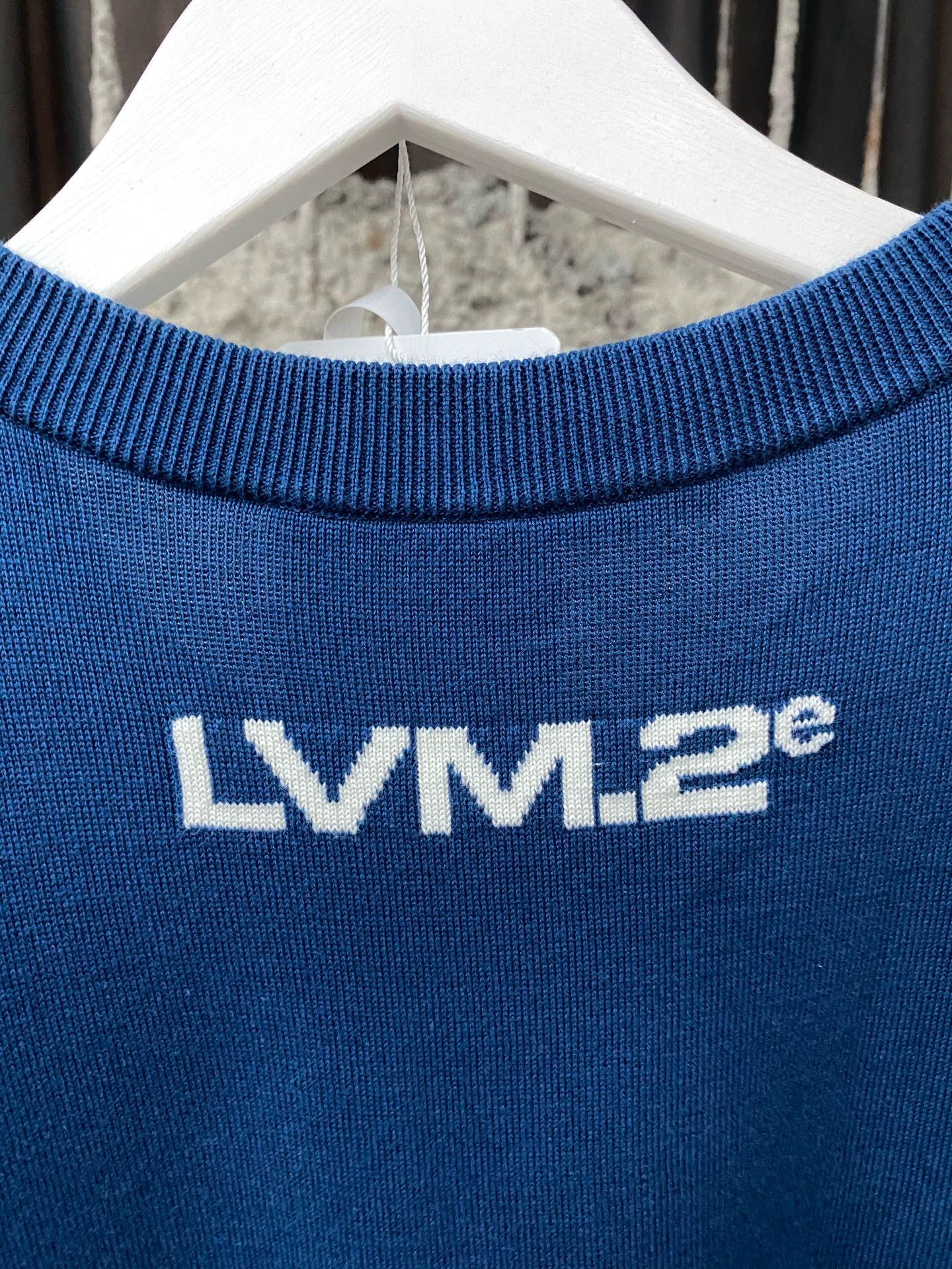 Louis Vuitton LV knit slogan short-sleeve tee L new Size US L / EU 52-54 / 3 - 5 Thumbnail