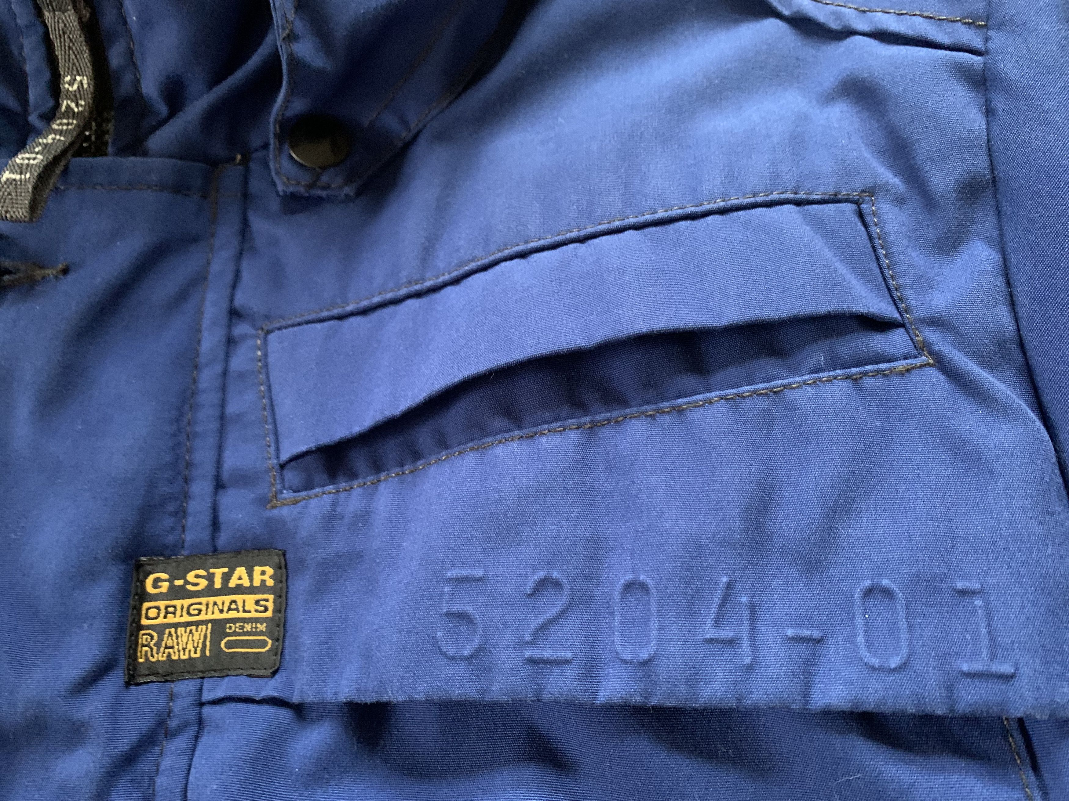 G-Star G Star Raw Blue Welder Hooded Jacket Size US L / EU 52-54 / 3 - 8 Thumbnail