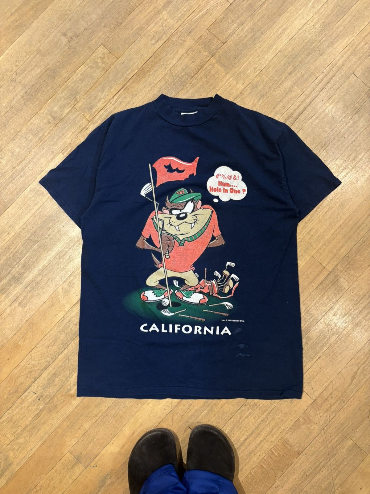 Vintage Looney tunes 1997 taz golf tee Size US L / EU 52-54 / 3 - 1 Thumbnail