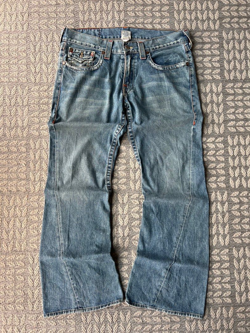 Hysteric Glamour × Japanese Brand vintage rue religion boot cut Size US 33 - 1 Thumbnail